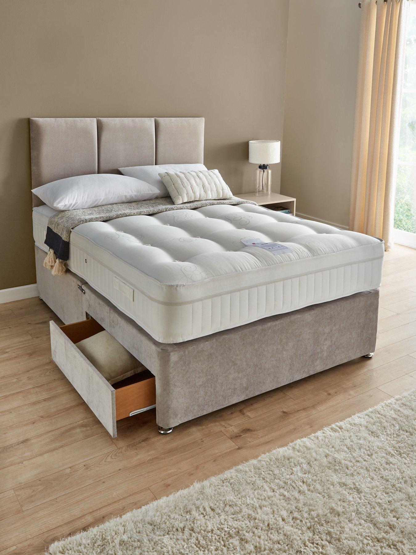 The Very Collection Sheridan Divan Base, Comfort 2000 Mattress and Headboard - FSC® Certified