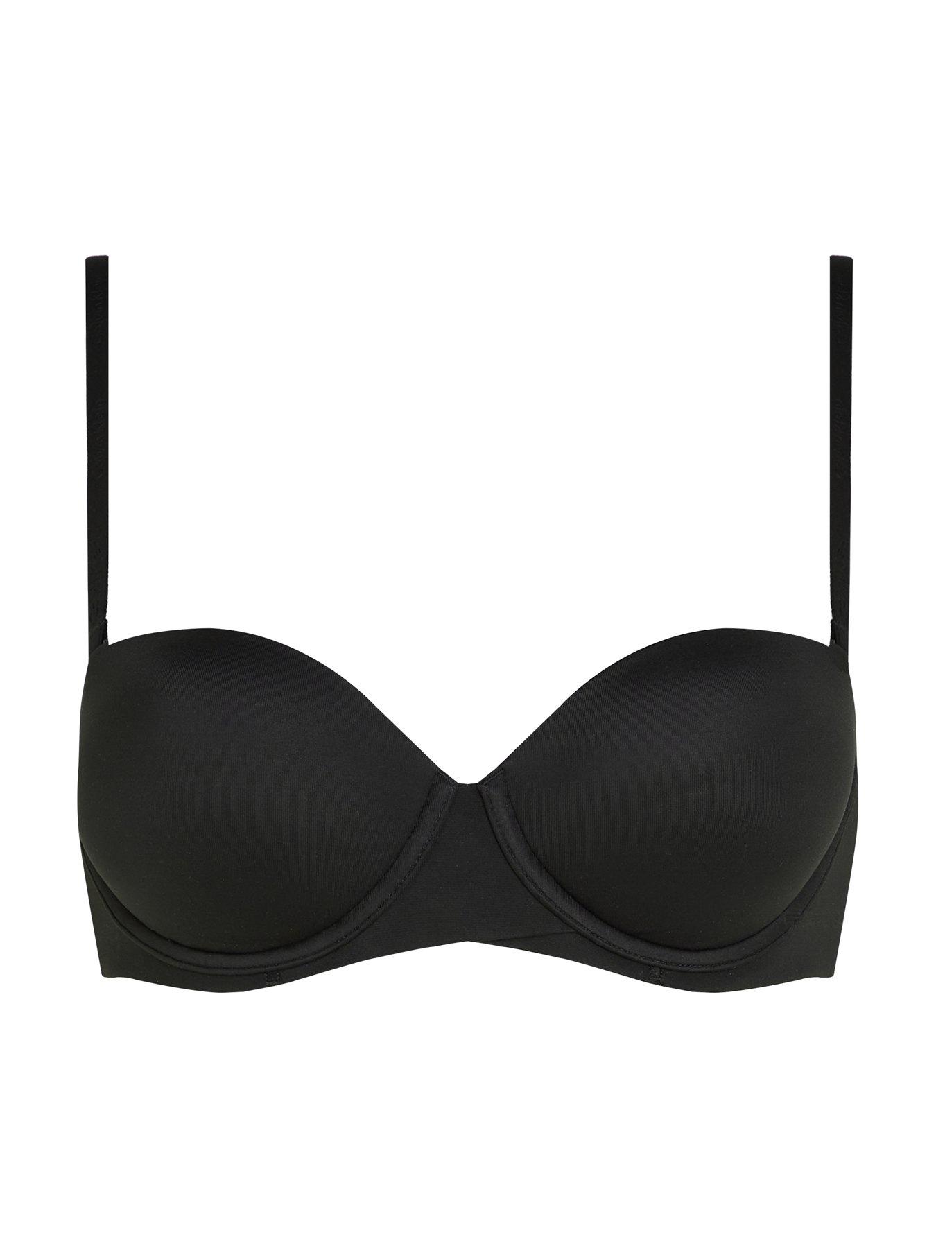 Image 5 of 5 of Calvin Klein Perfectly Fit Strapless Push Up Bra - Black