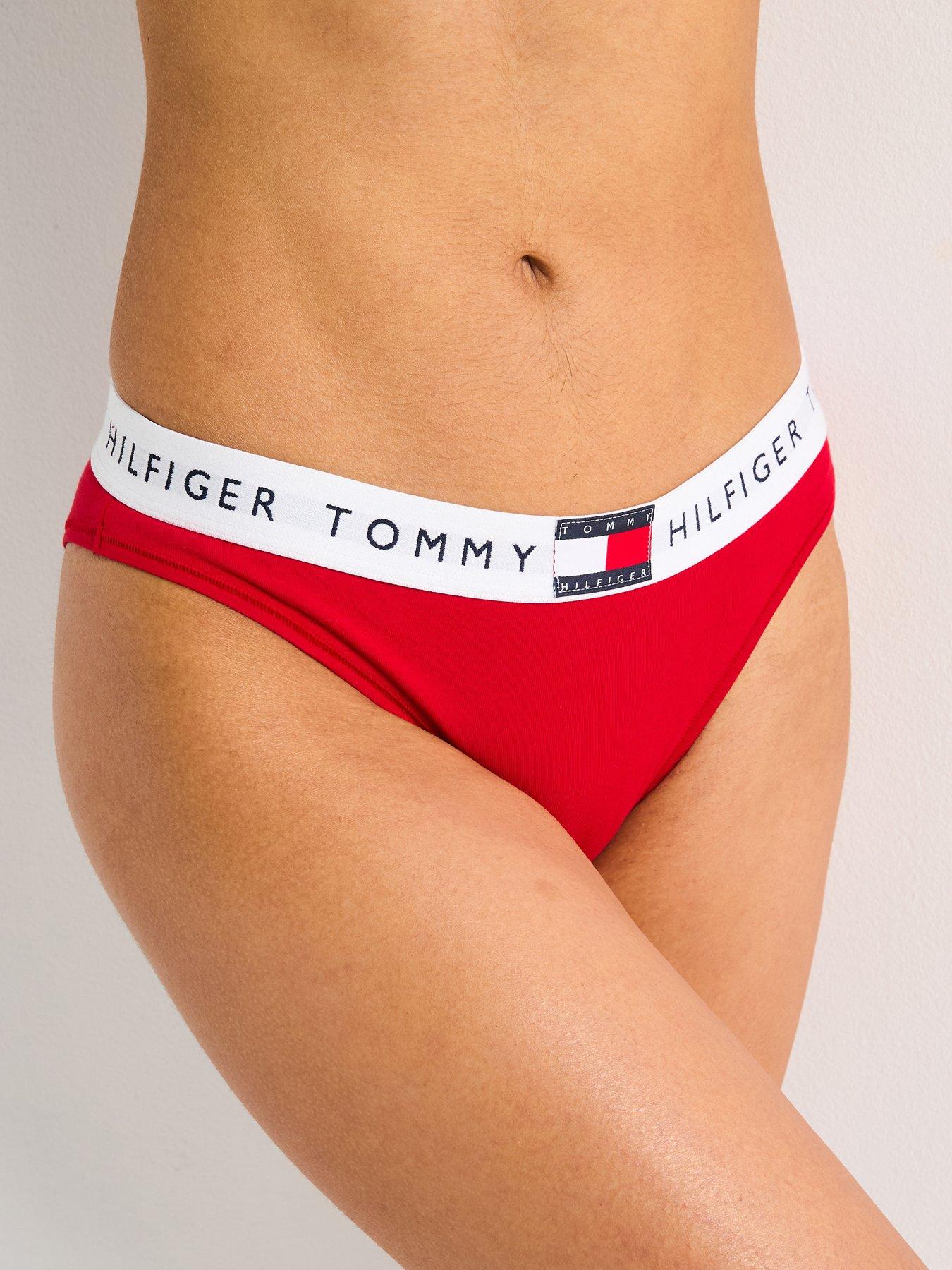 undefined Heritage Cotton Bikini Brief - Red