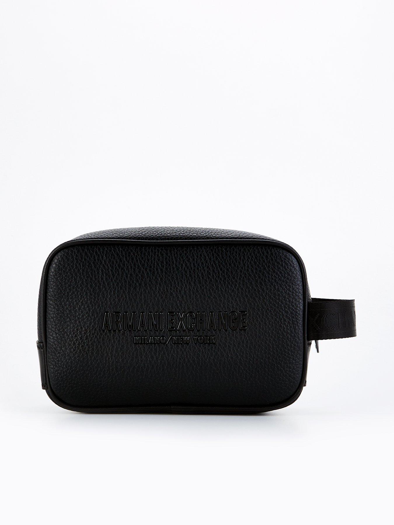 undefined Miami Side Logo Washbag - Black