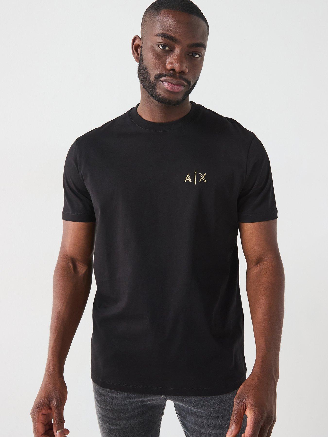 undefined AX | Chest Logo T-Shirt - Black