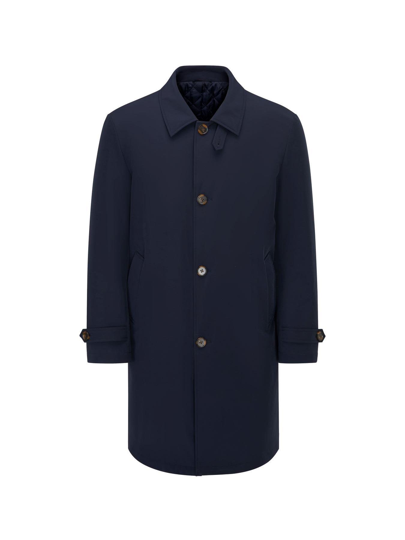 Image 4 of 4 of Skopes Paddock Lightweight Mac Coat - Navy