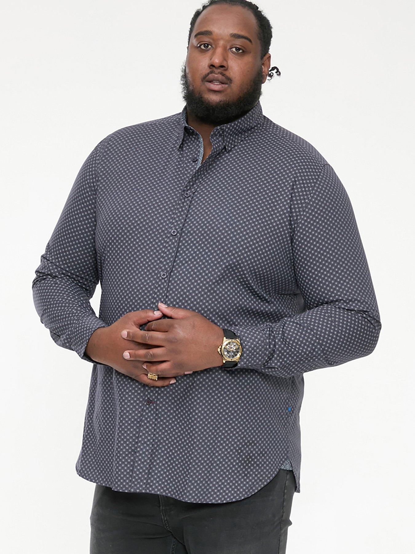Image 1 of 5 of D555 Keaton Button Down Shirt - Grey