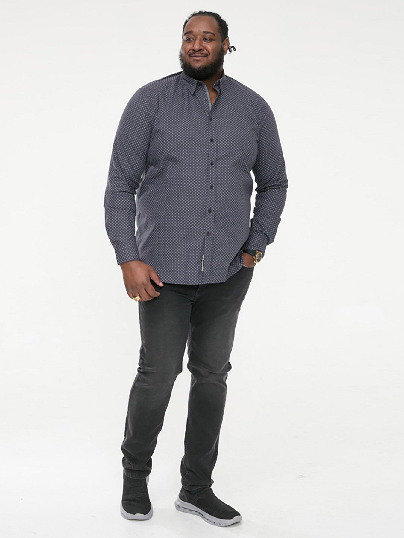 Image 2 of 5 of D555 Keaton Button Down Shirt - Grey