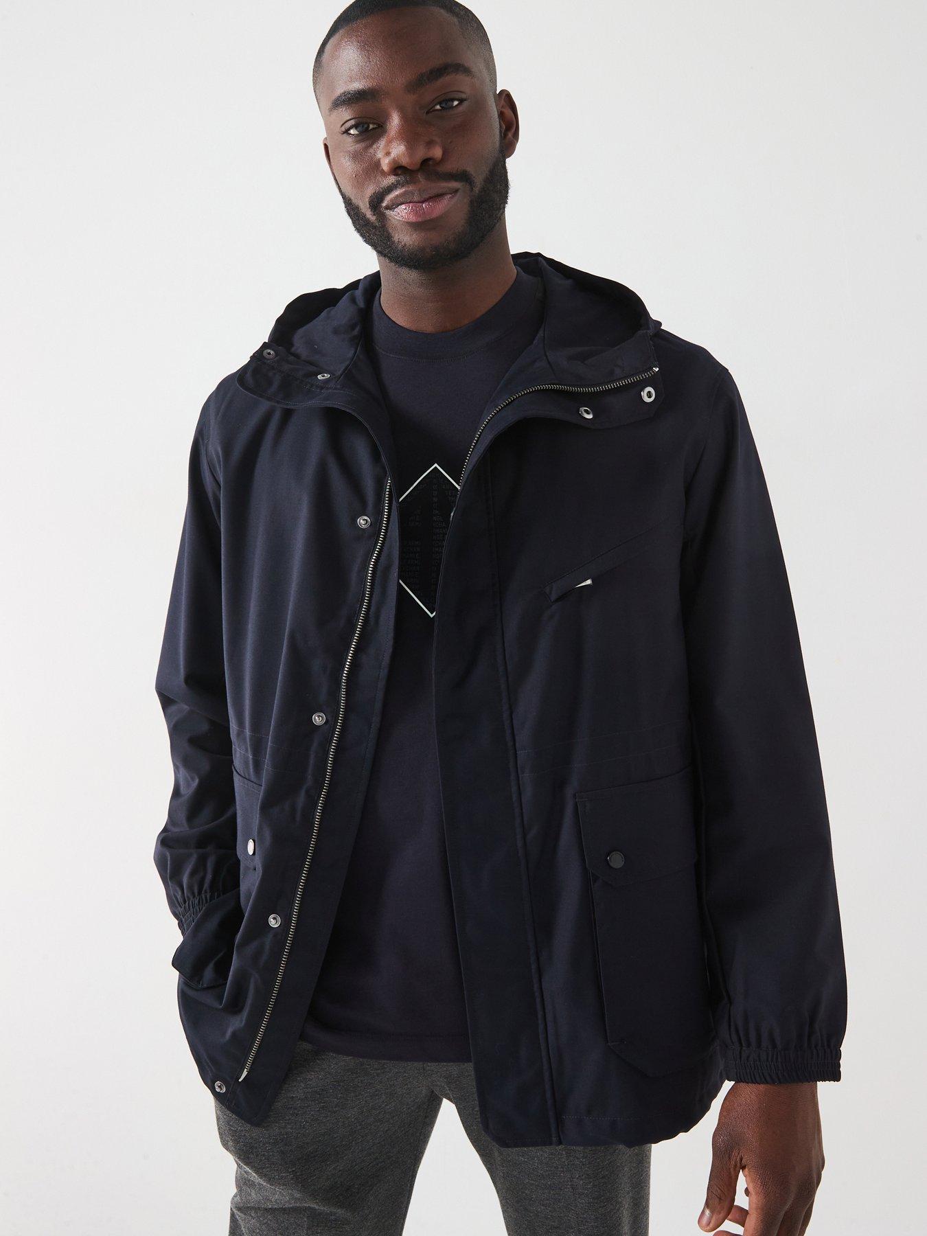 undefined Hooded Field Jacket - Navy