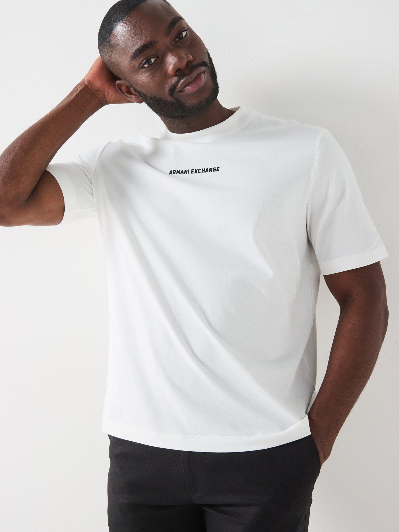 undefined Centre Chest Print T-Shirt - Off White