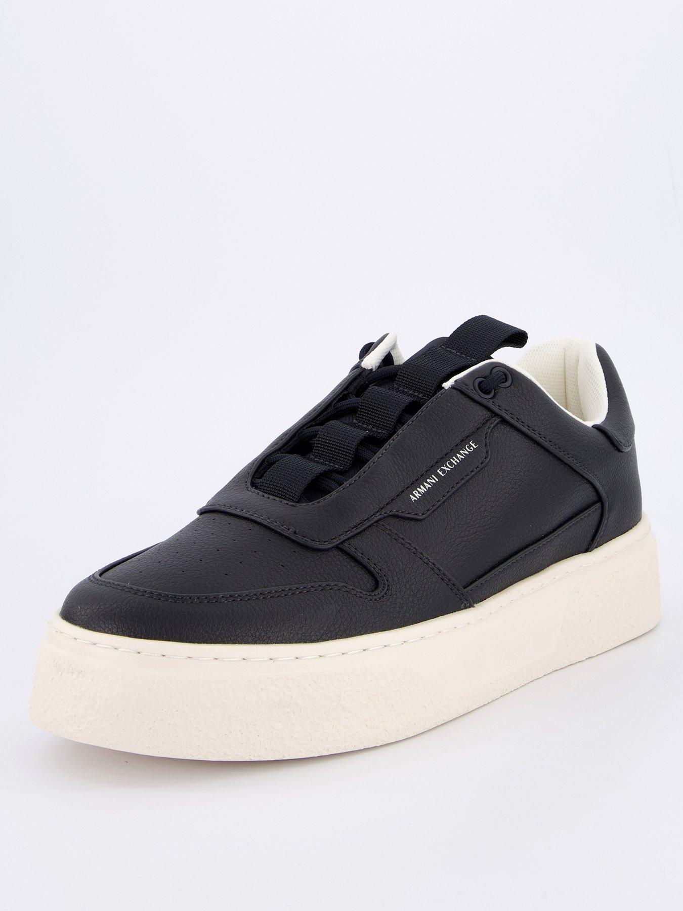 Image 2 of 7 of Armani Exchange Basket Trainer - Navy