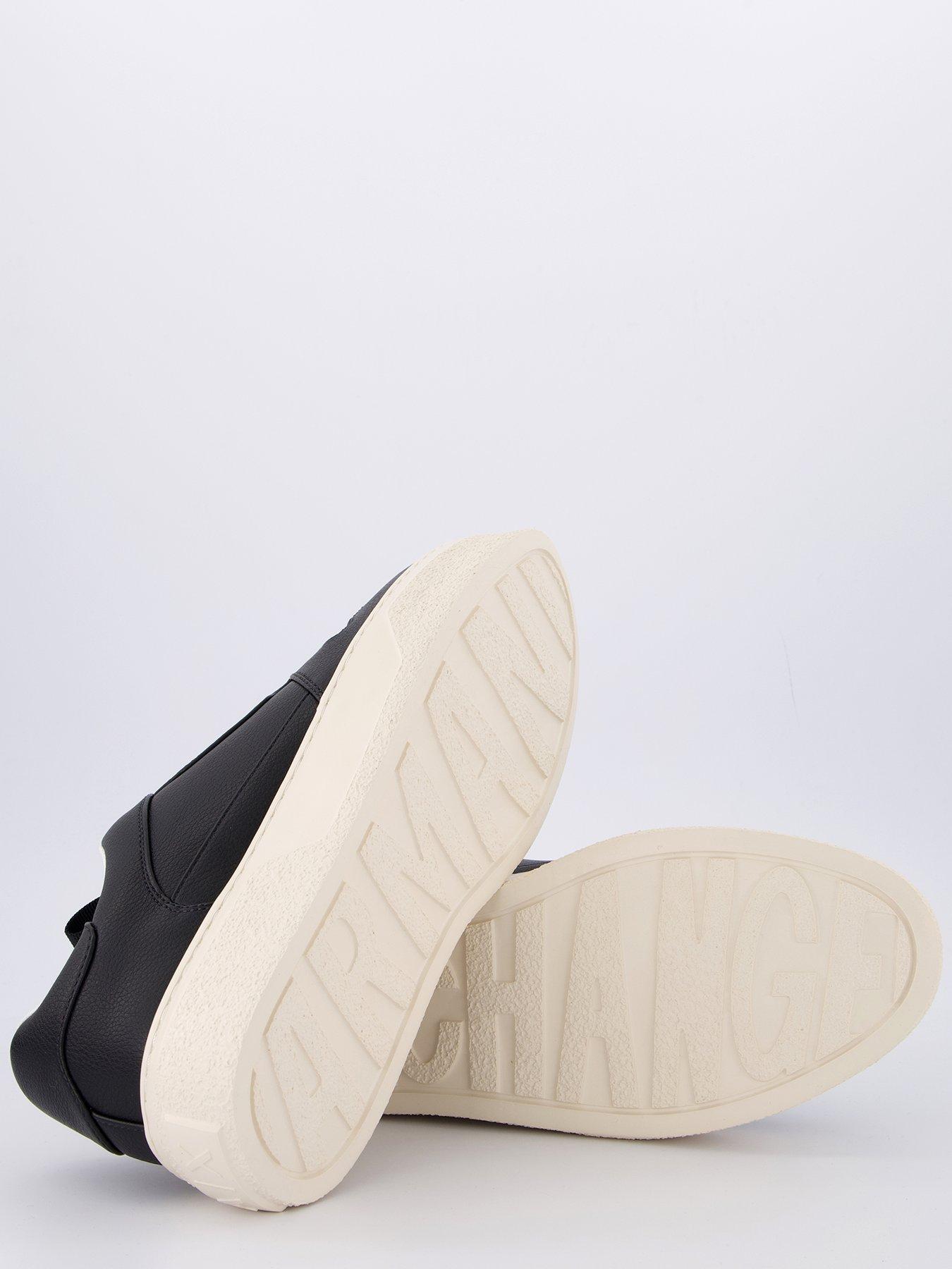 Image 4 of 7 of Armani Exchange Basket Trainer - Navy