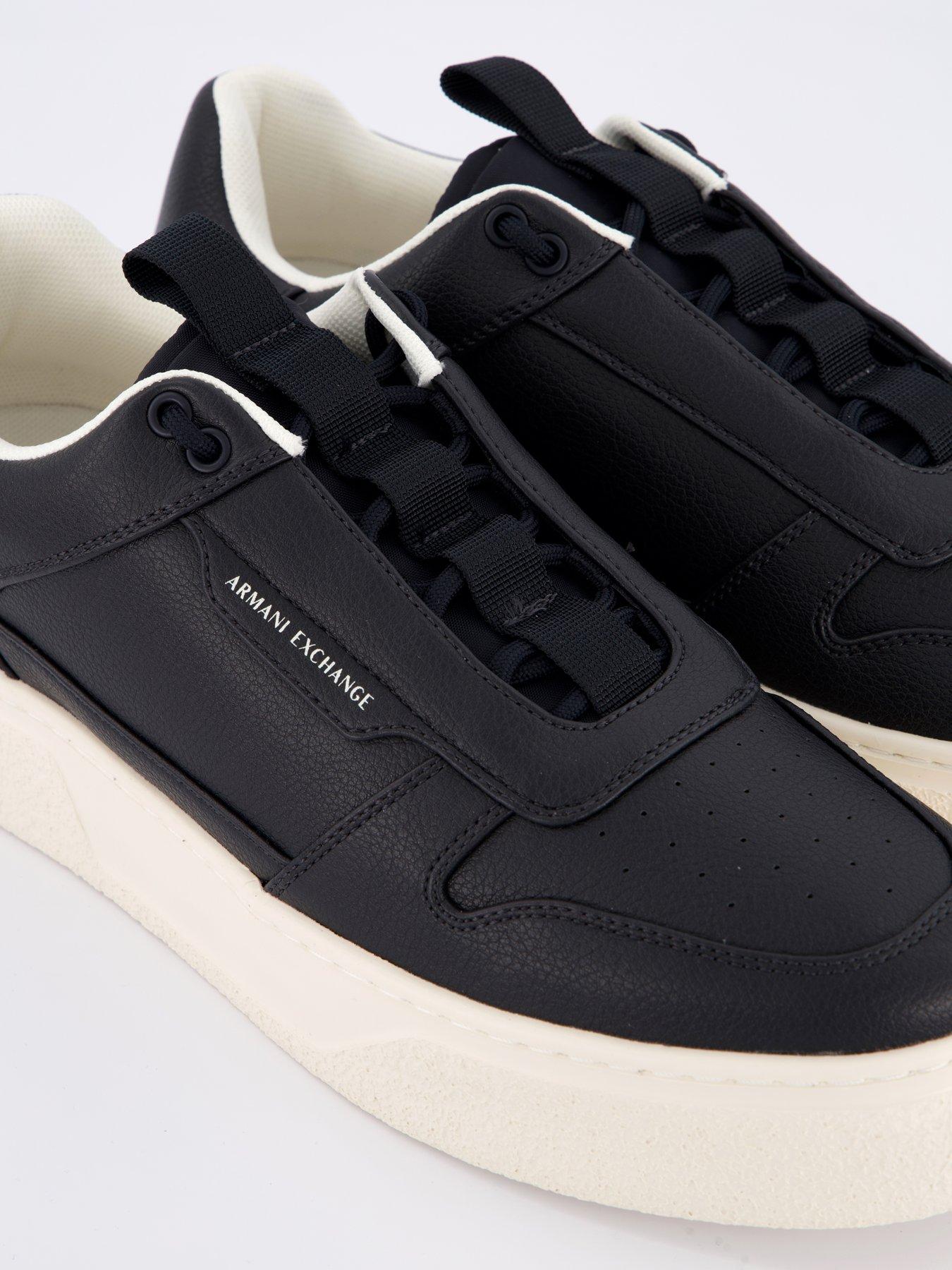 Image 5 of 7 of Armani Exchange Basket Trainer - Navy
