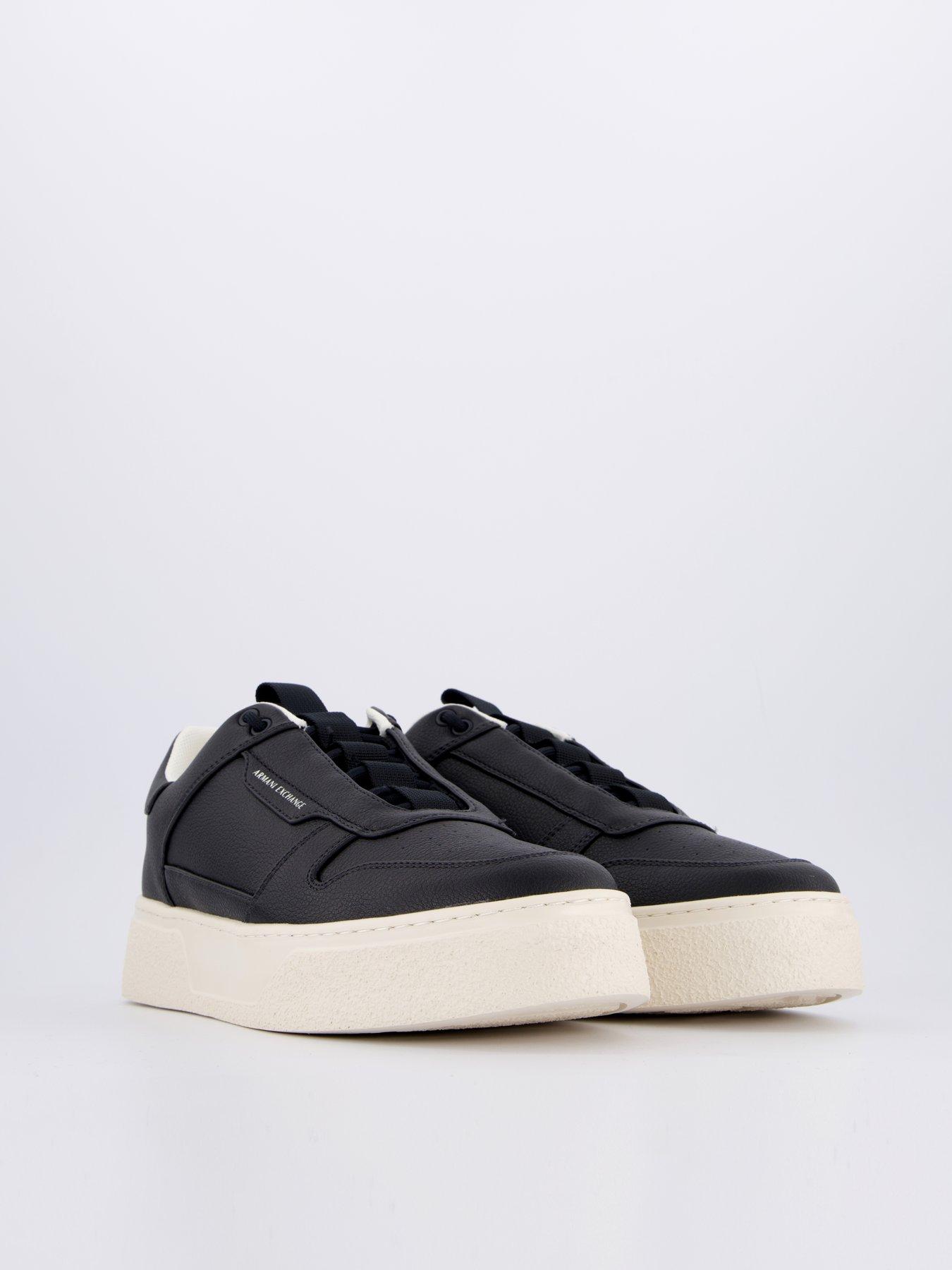 Image 6 of 7 of Armani Exchange Basket Trainer - Navy