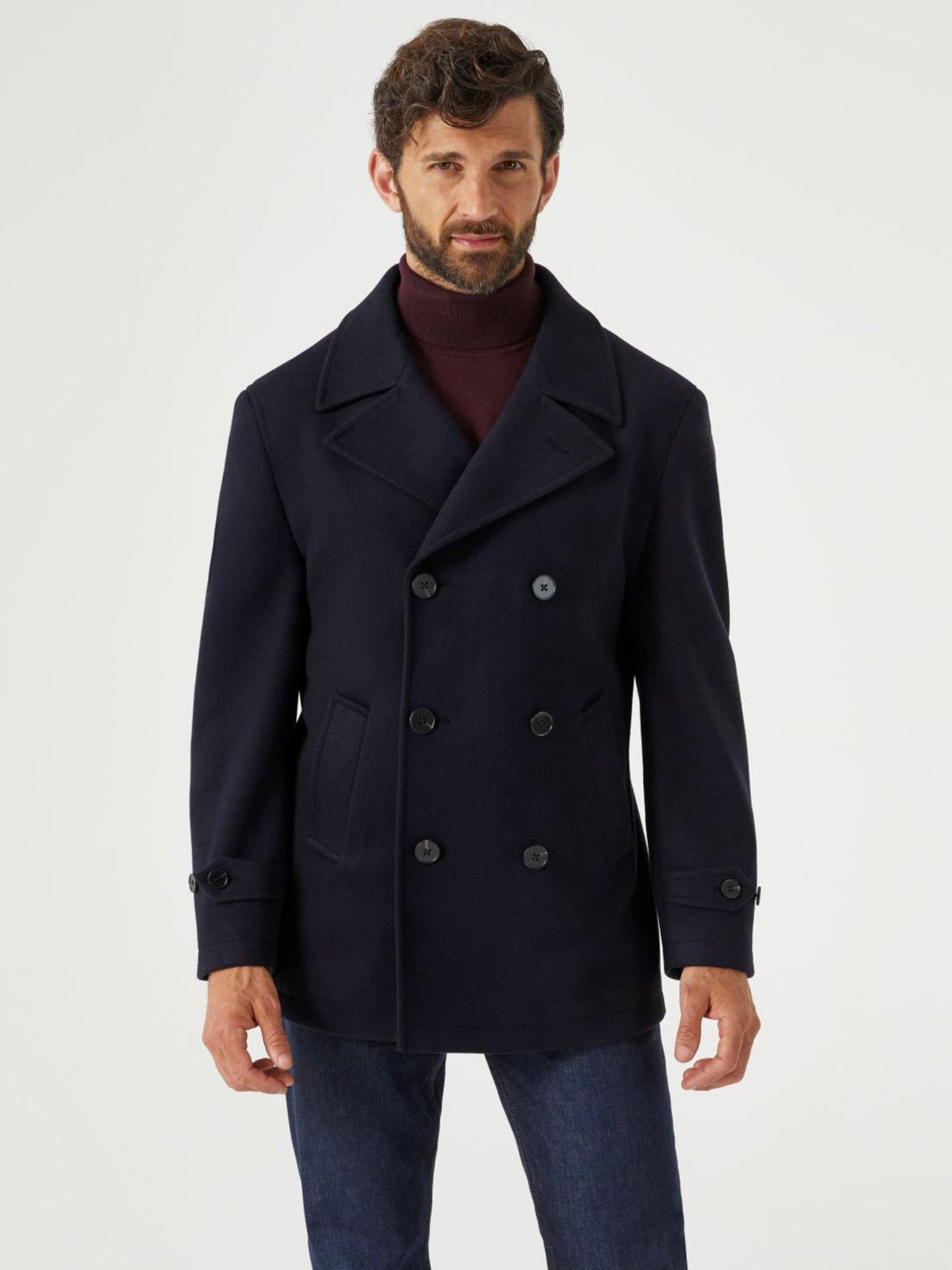 undefined Russell Double Breasted Peacoat