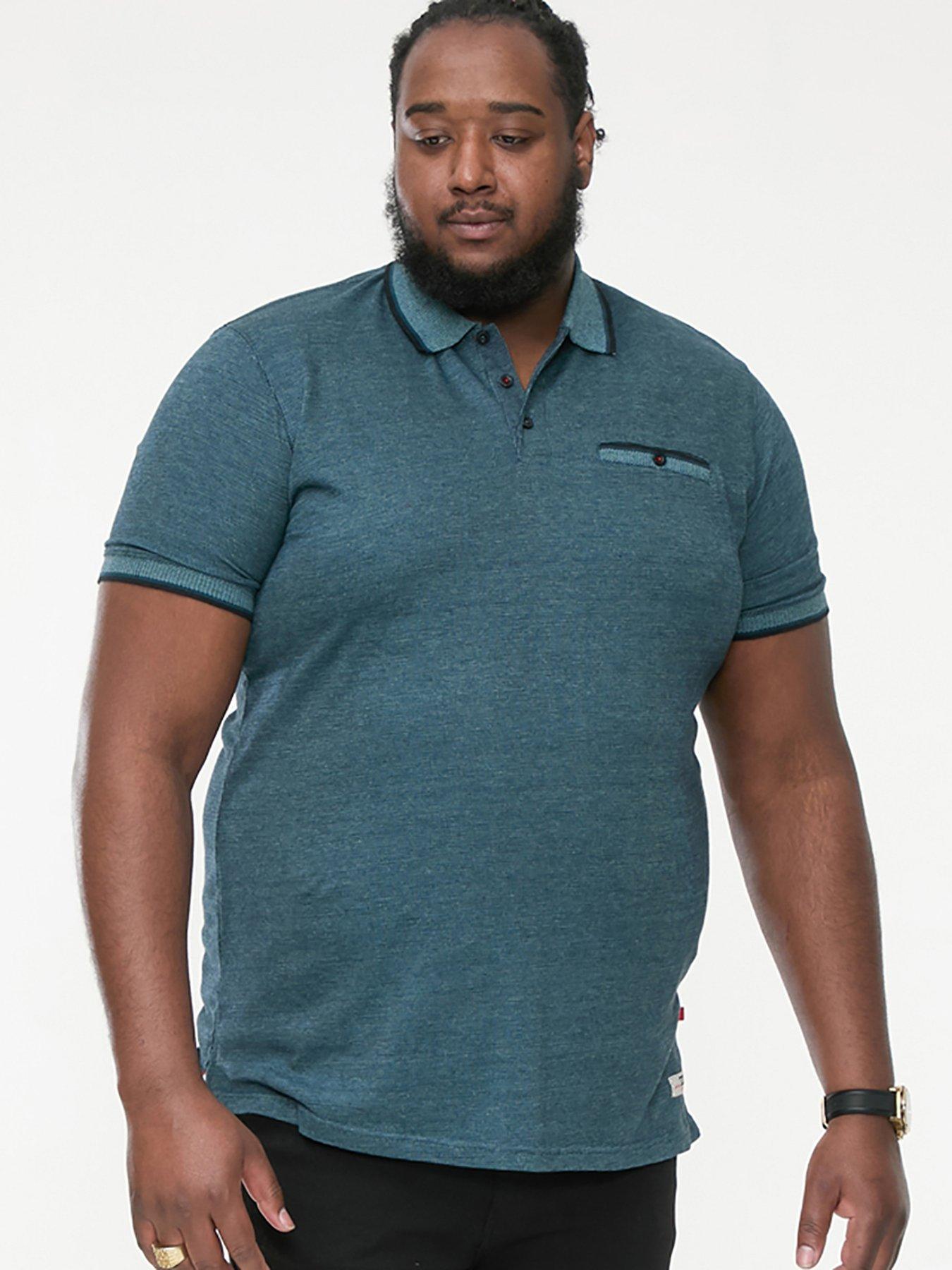 undefined Troy Polo Shirt With Jacquard Collar - Teal