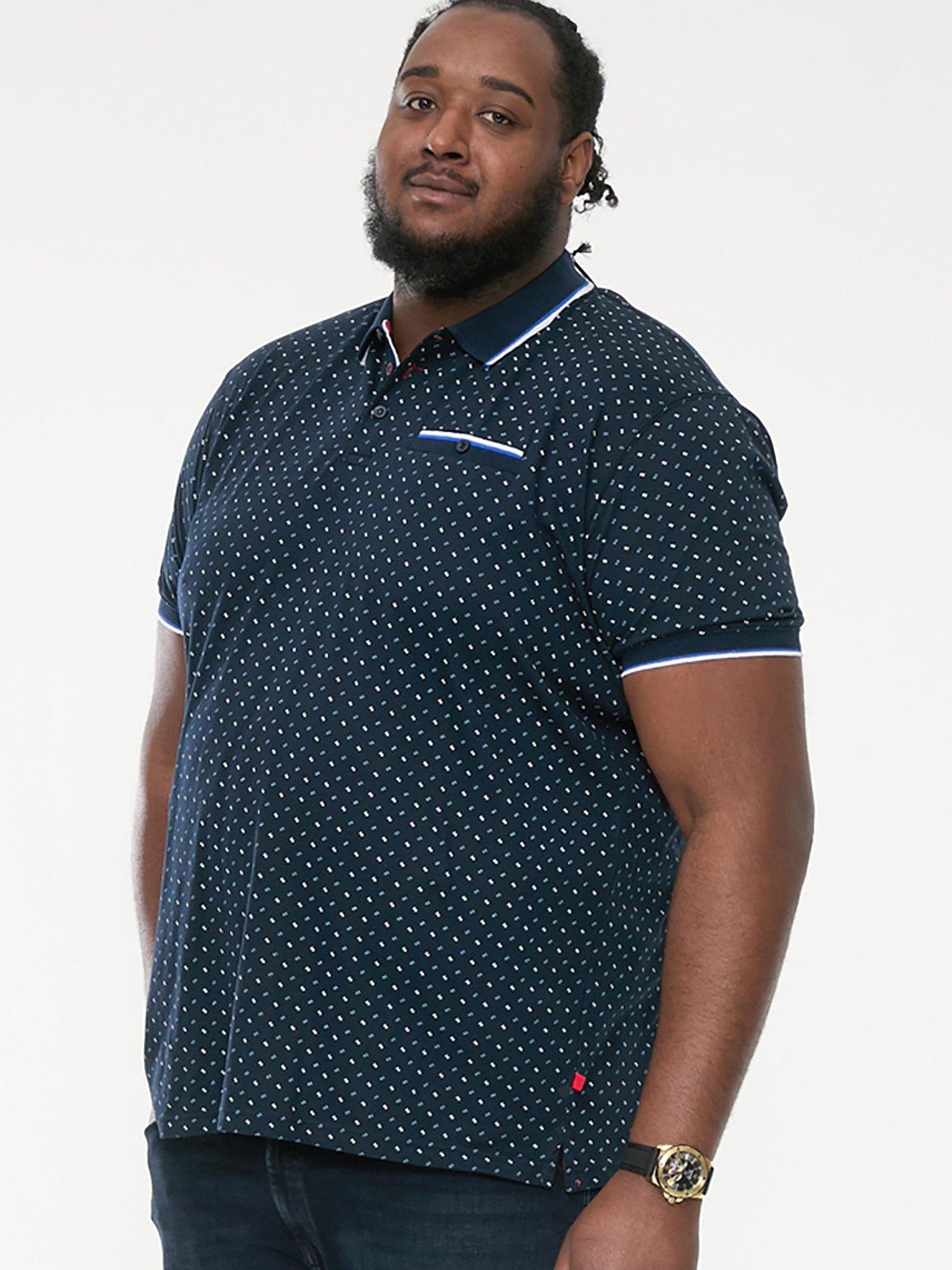undefined Oakley Jersey Polo Shirt With Jacquard Collar - Navy