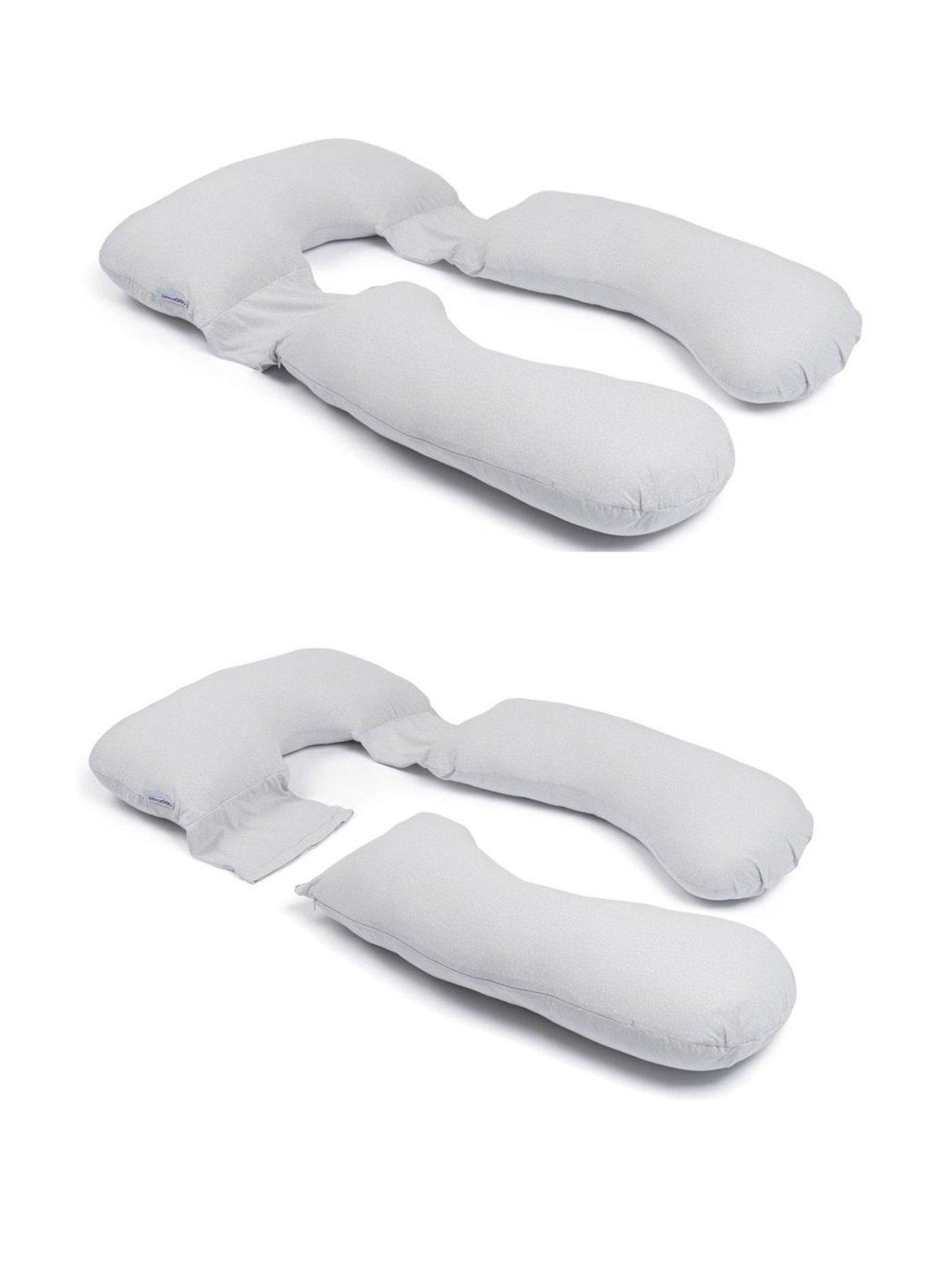 Image 2 of 6 of Babymoov Doomoo MAXXY Grey Dots XXL Maternity and Feeding Pillow
