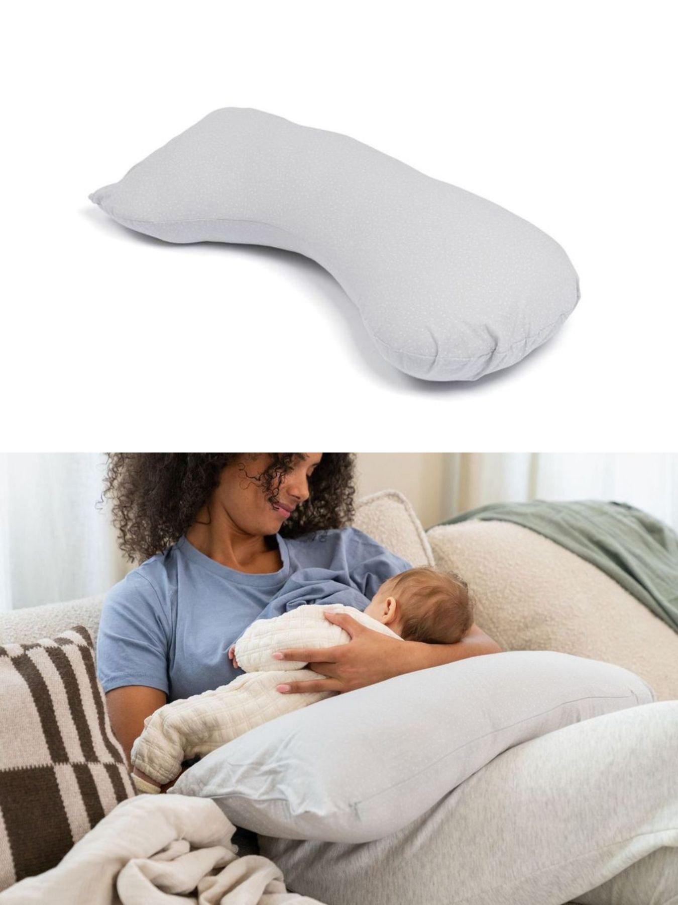 Image 6 of 6 of Babymoov Doomoo MAXXY Grey Dots XXL Maternity and Feeding Pillow