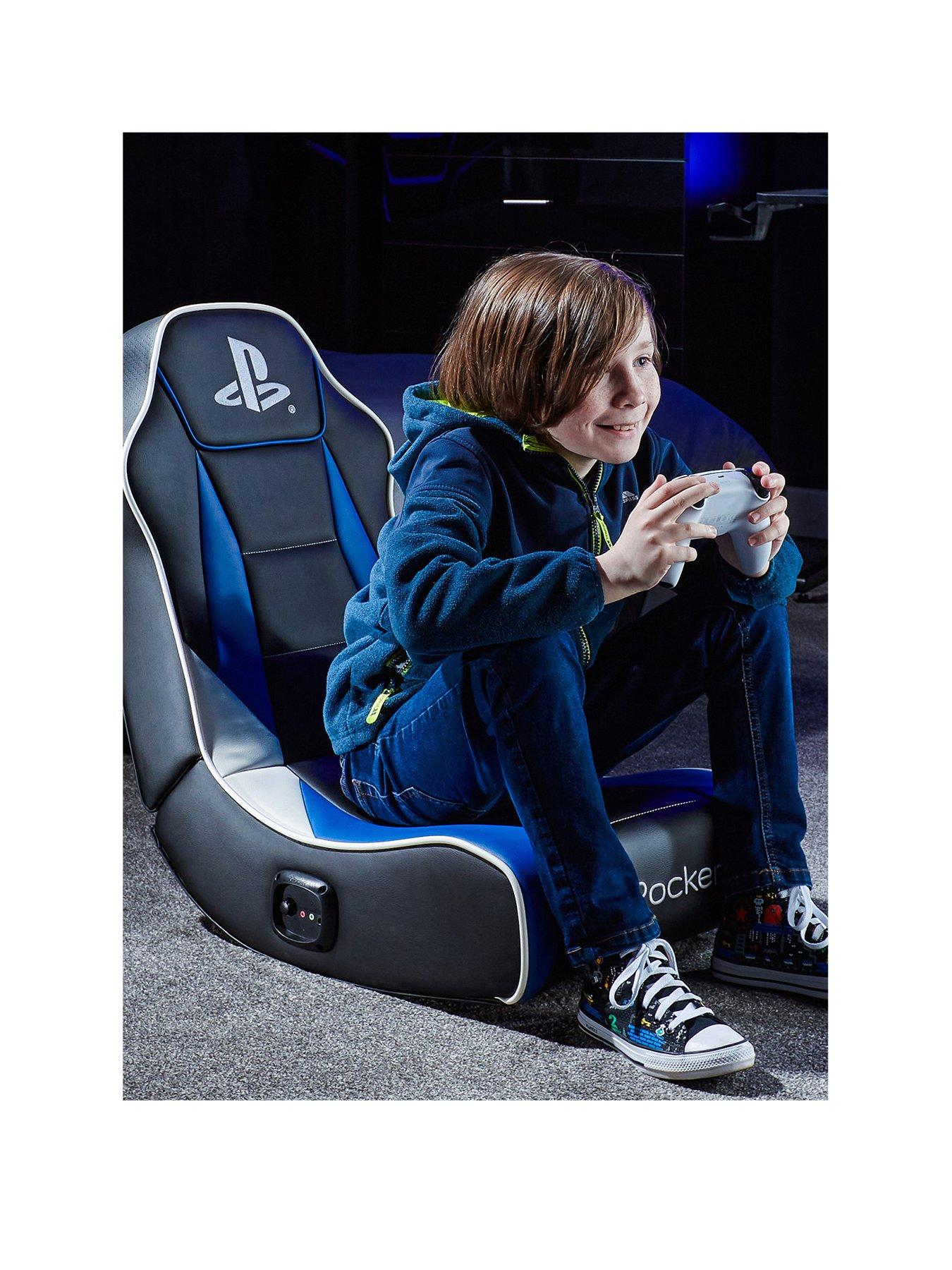 X Rocker Officiall Playstation Geist 2.0 Floor Rocker Gaming Chair ...