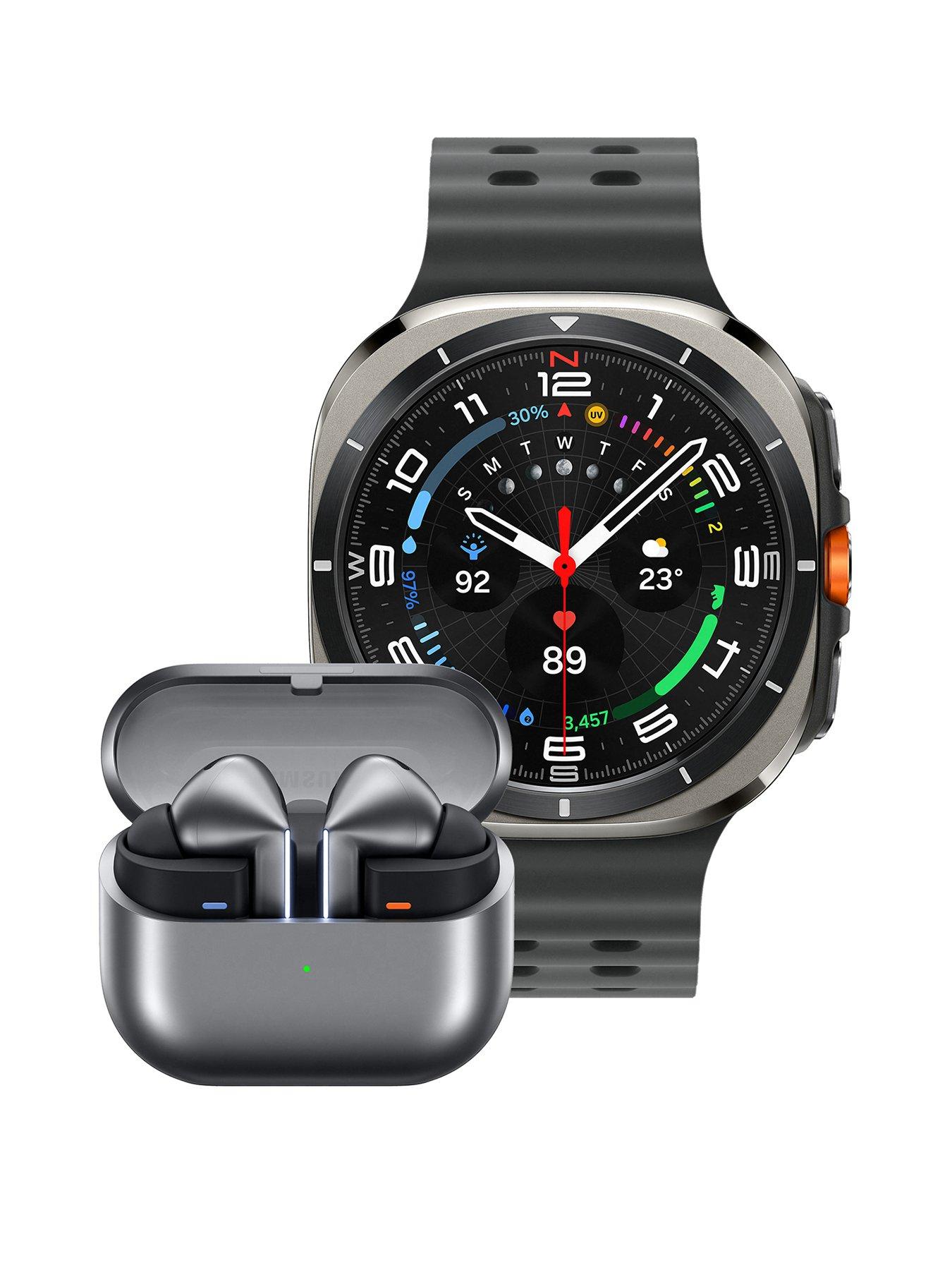 Image of Samsung Galaxy Watch Ultra 47mm LTE Titanium with Buds3Pro Silver