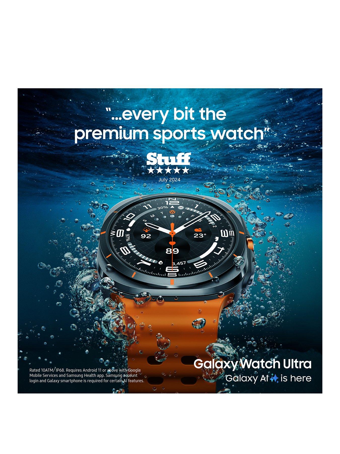 Image 3 of 8 of Samsung Galaxy Watch Ultra 47mm LTE Titanium with Buds3Pro Silver