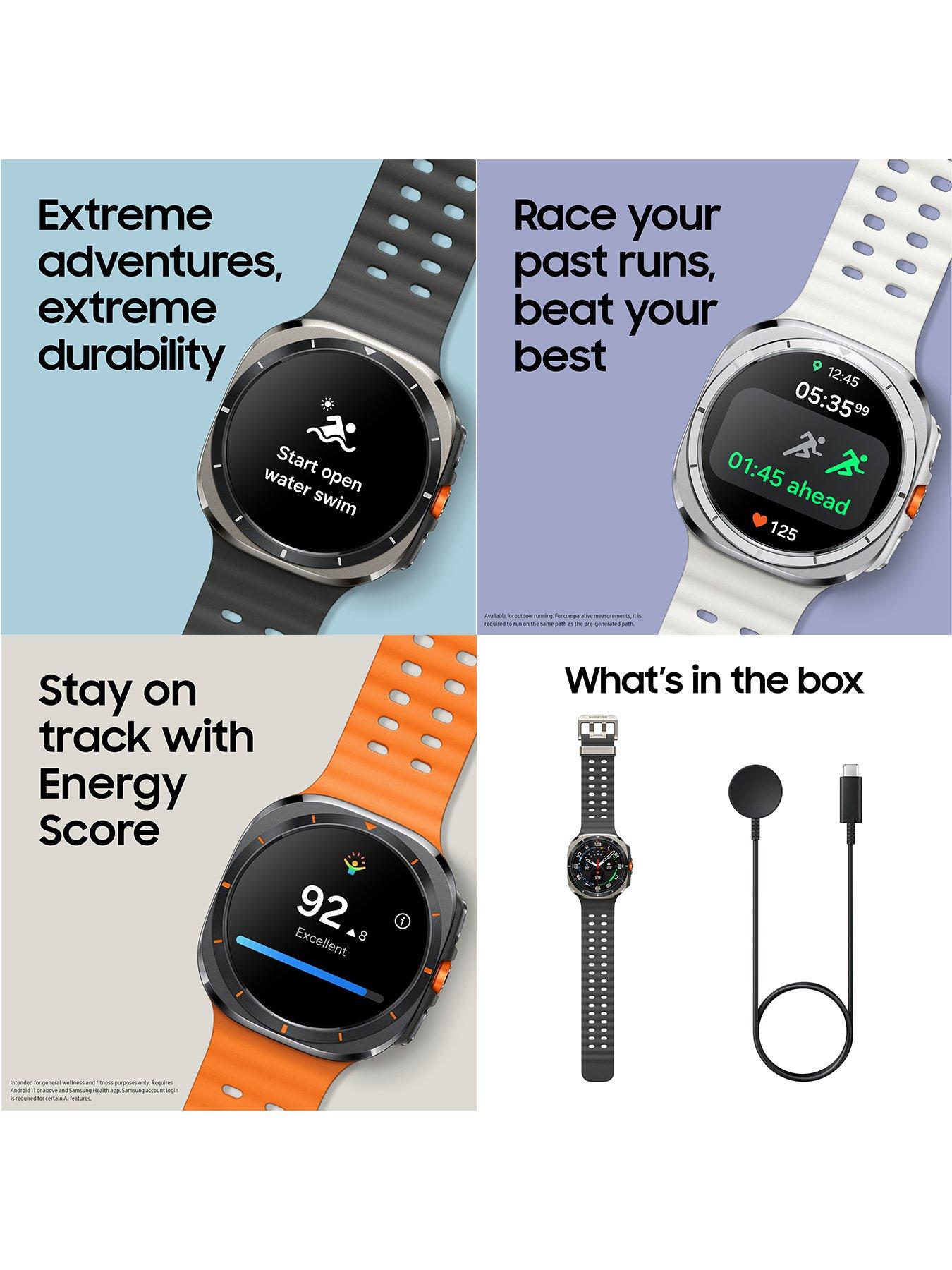 Image 5 of 8 of Samsung Galaxy Watch Ultra 47mm LTE Titanium with Buds3Pro Silver