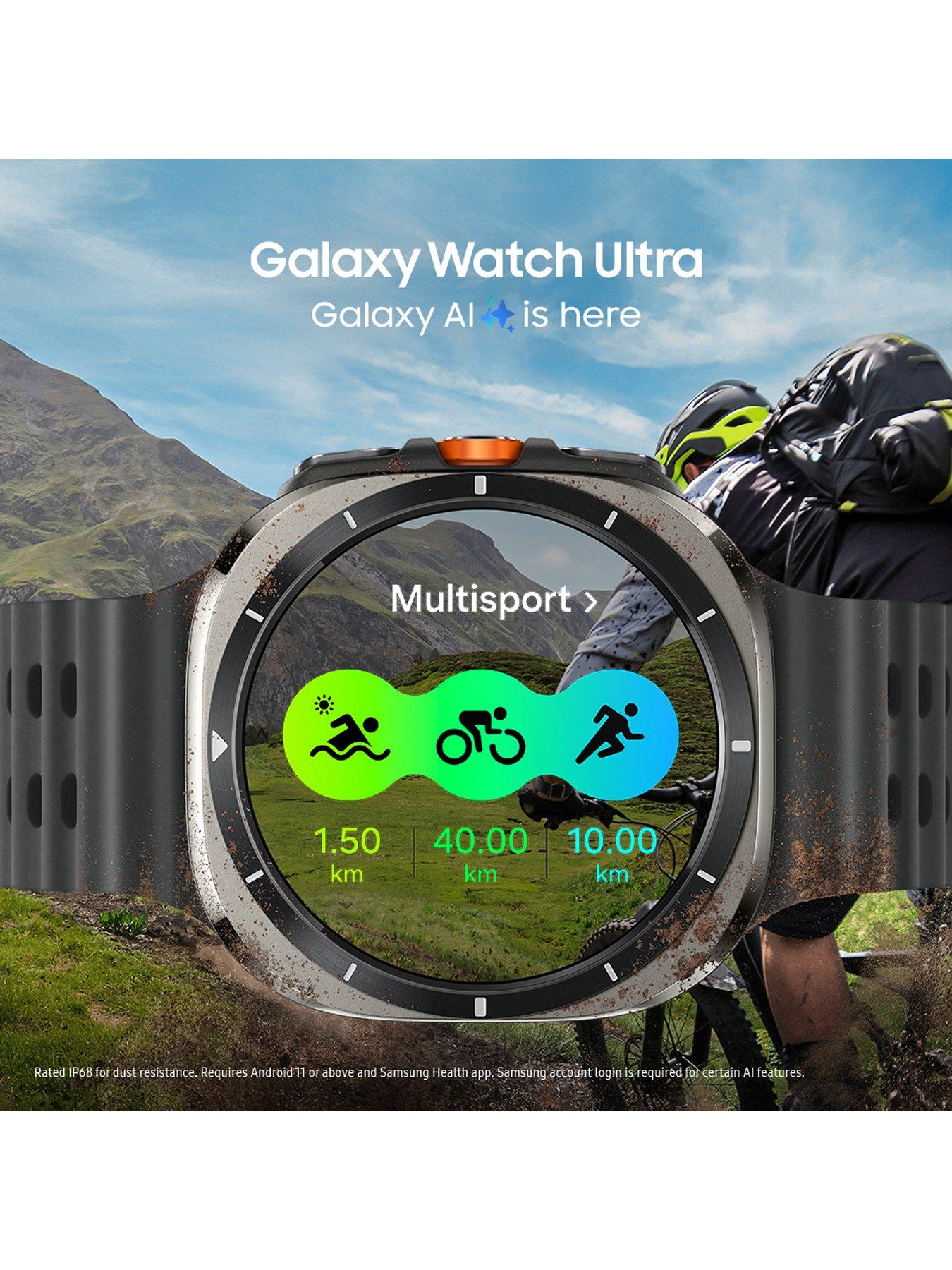 Image 4 of 8 of Samsung Galaxy Watch Ultra 47mm LTE White with Buds3Pro Silver