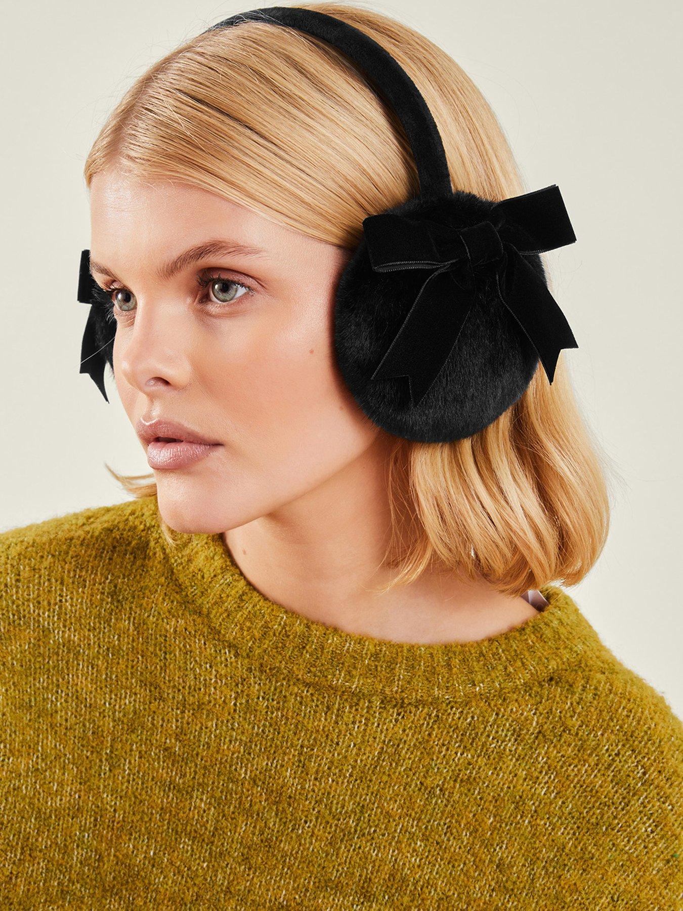 Image 2 of 3 of Accessorize Bow Earmuffs