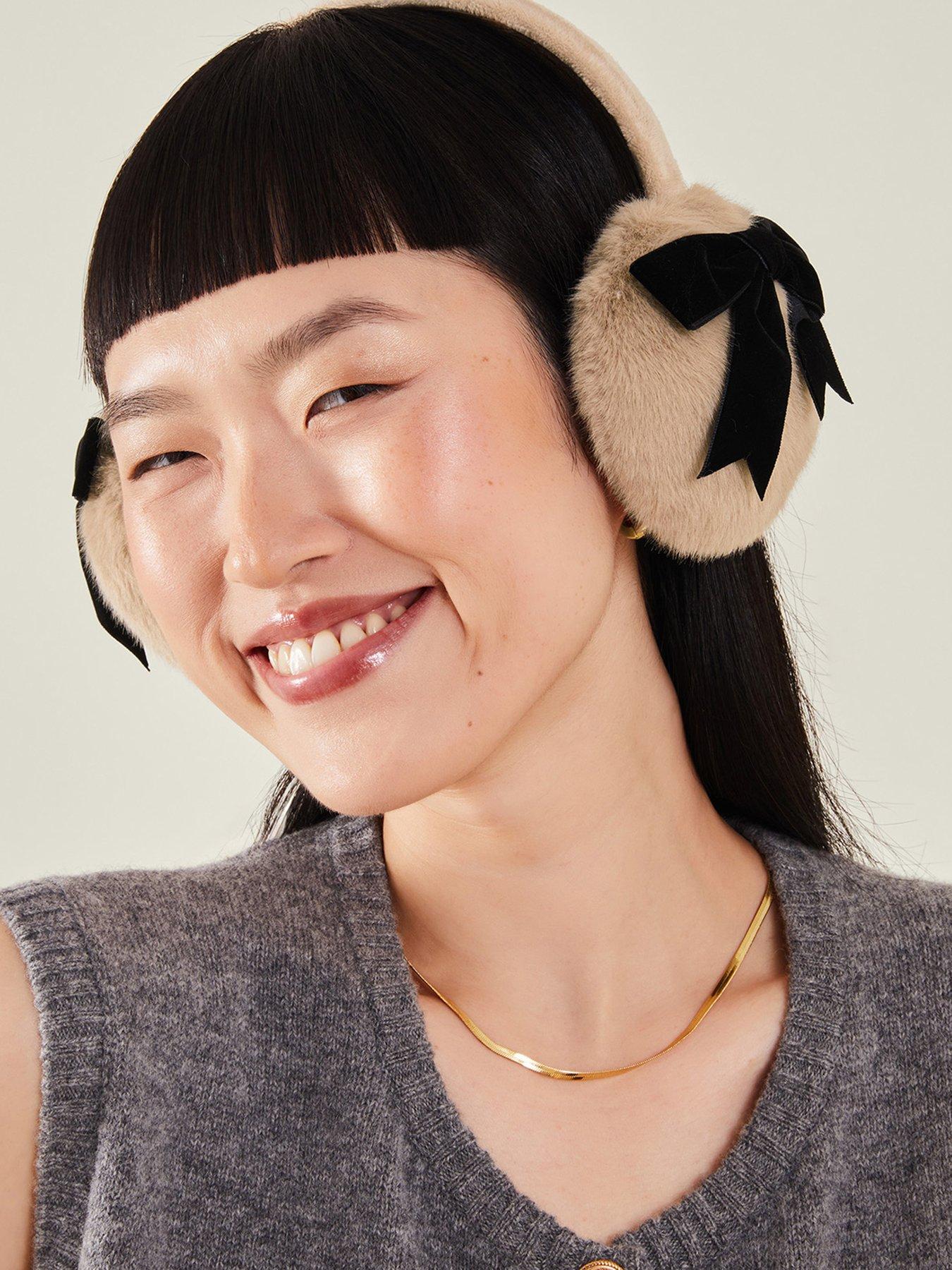Image 2 of 3 of Accessorize Bow Earmuffs