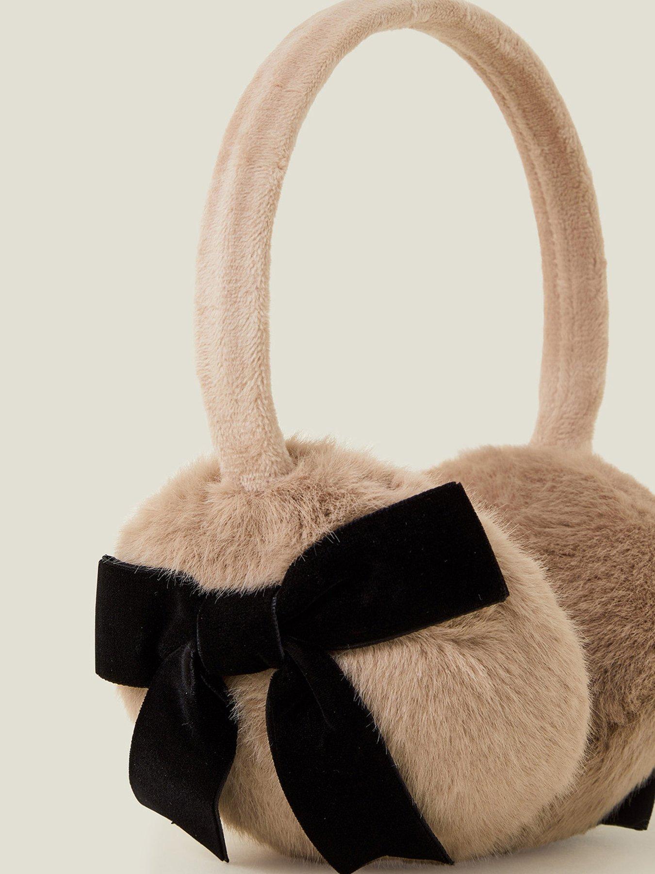 Image 3 of 3 of Accessorize Bow Earmuffs