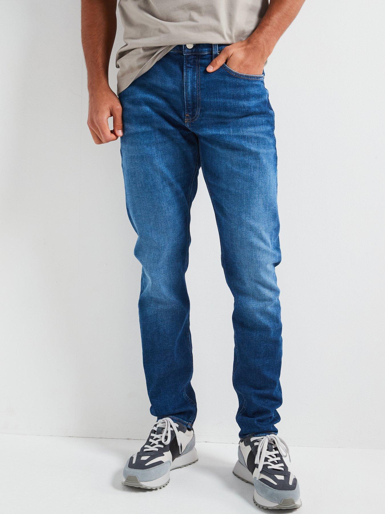 undefined Slim Tapered Fit Jeans - Dark Wash