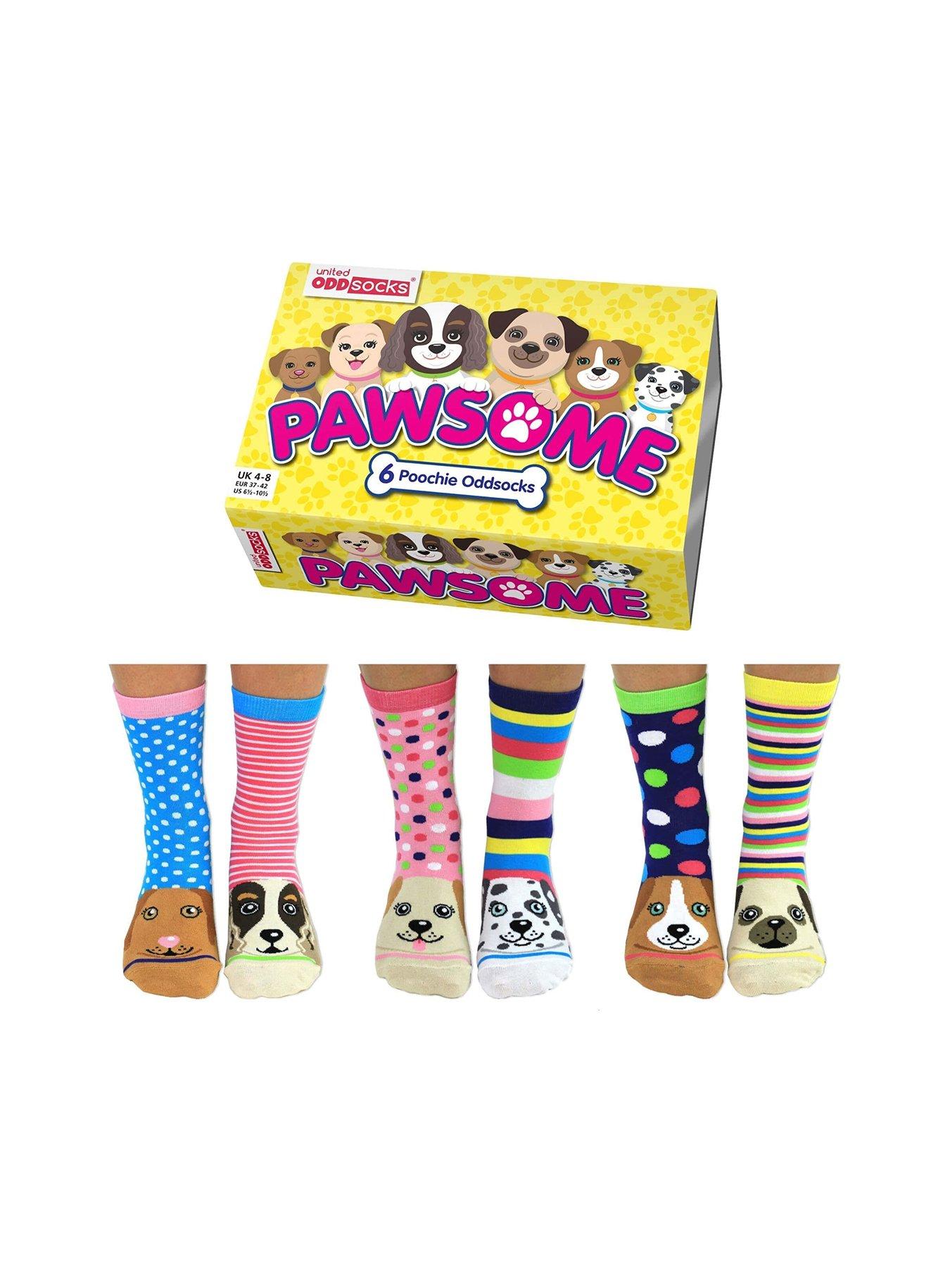 united-oddsocks-ladies-pawsome-multi