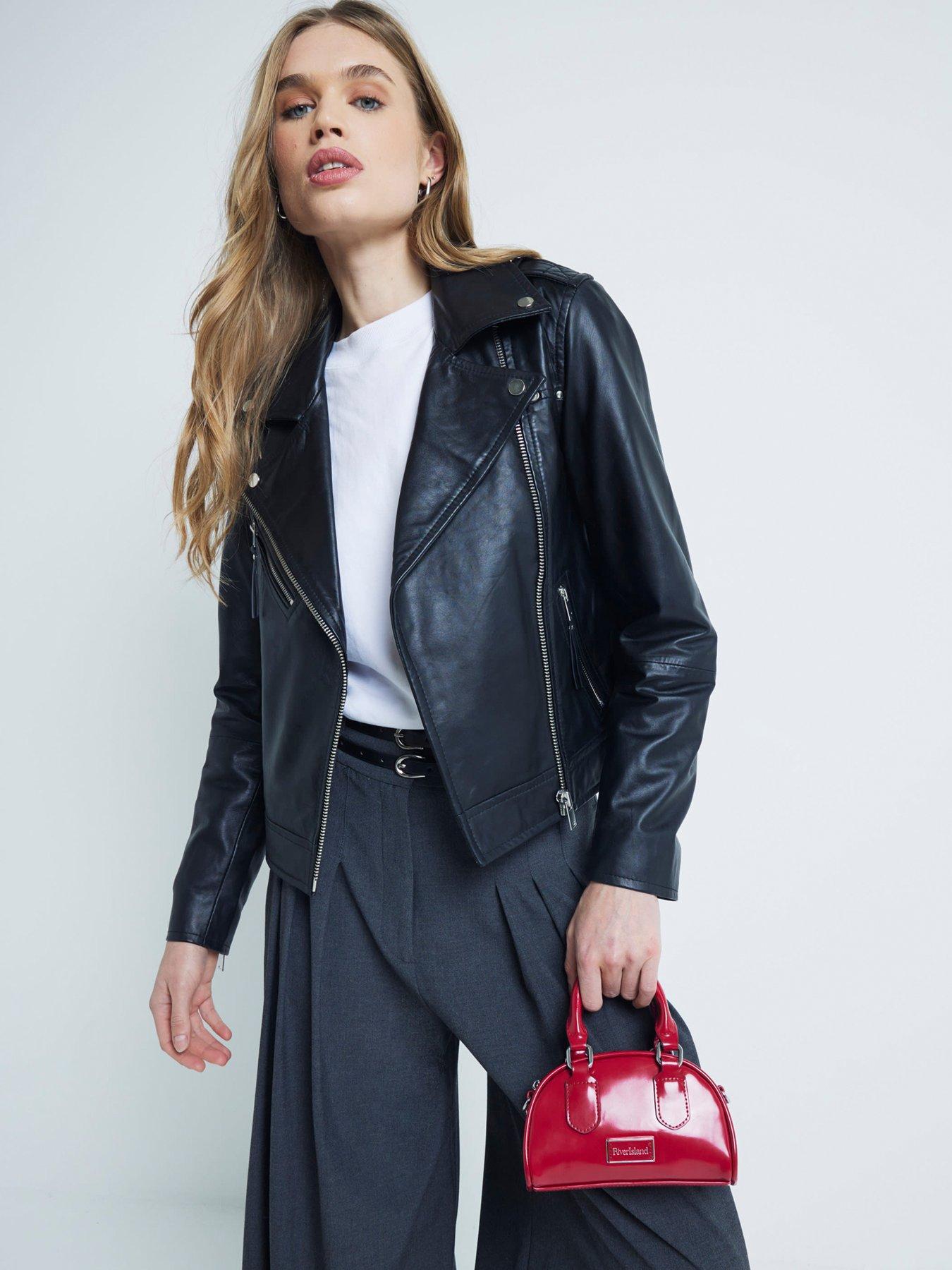 River island ladies biker jackets sales