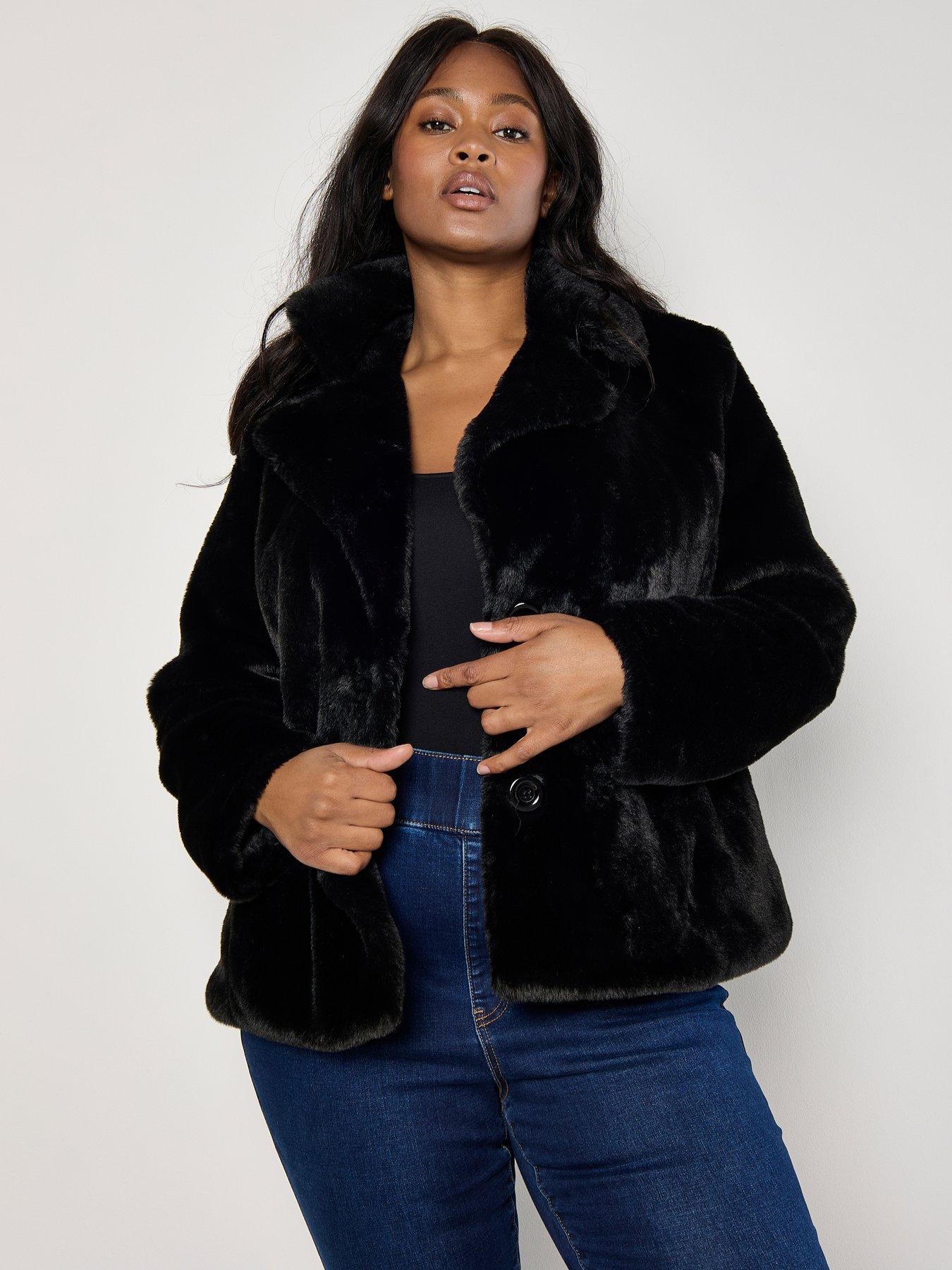 Coats Jackets Apricot faux fur jackets Women Very