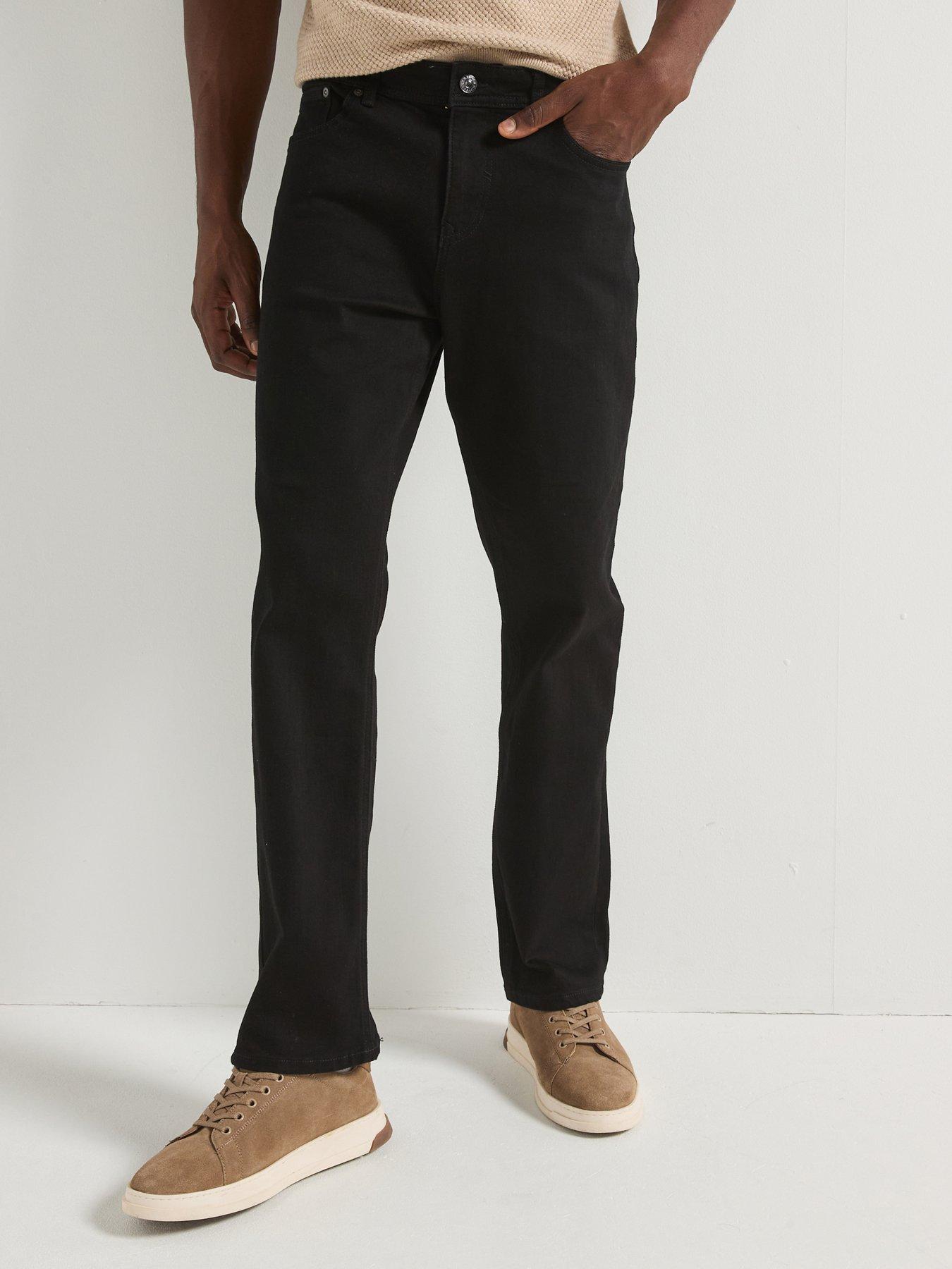 undefined Straight Jawa Zip Jeans - Black