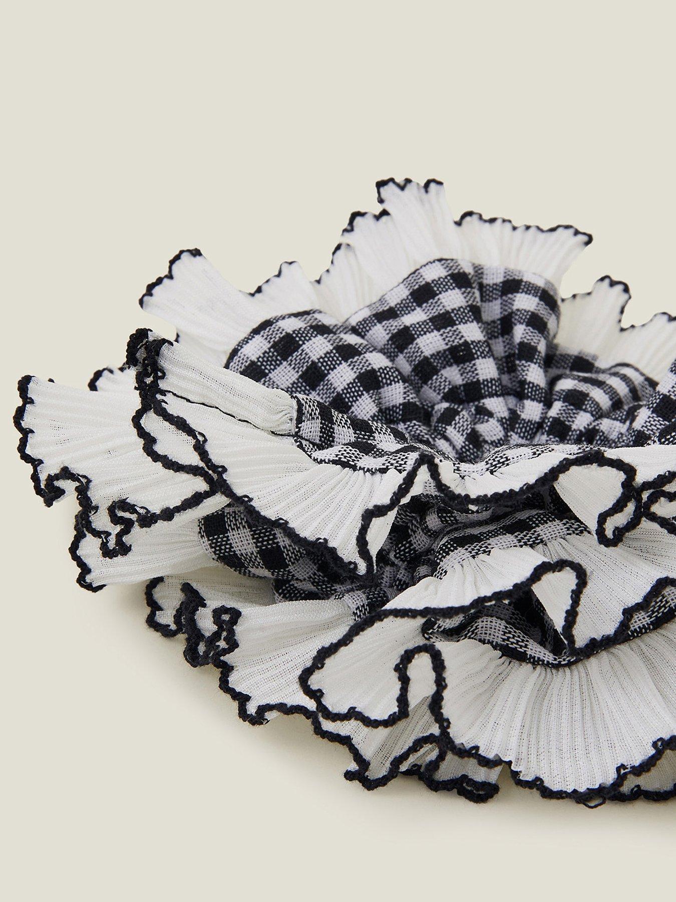 Image 3 of 3 of Accessorize Extra Large Gingham Scrunchie