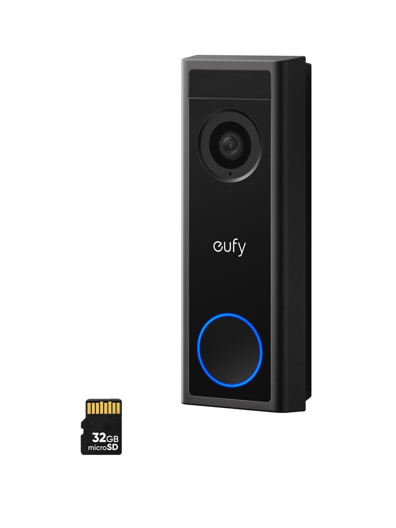 Eufy Video Doorbell C31 with 32GB Micro SD Card, Live Video Call, No Monthly Fee