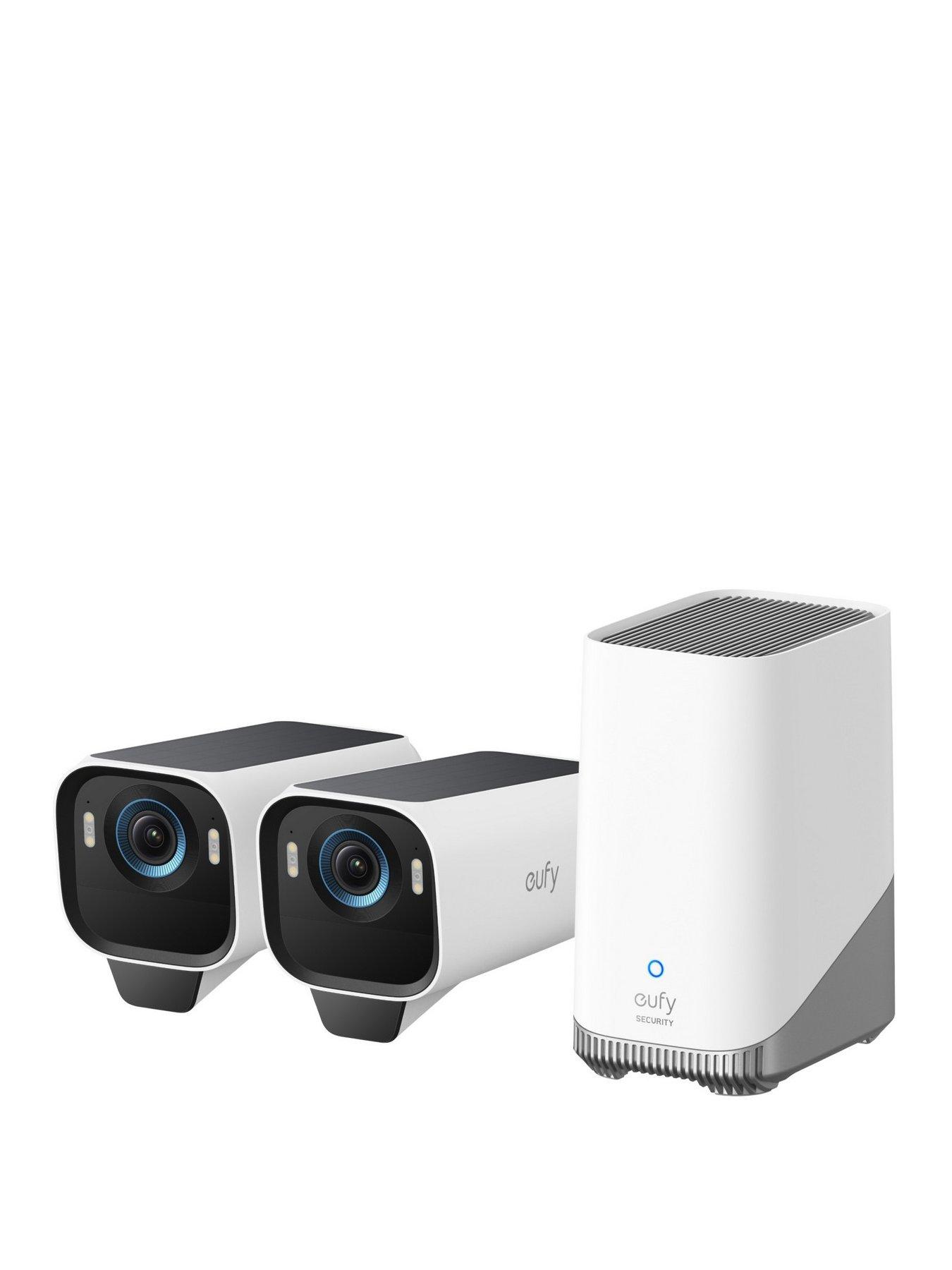 Eufy eufyCam S3 Pro 2-Cam Kit with HomeBase S380, 4K, Solar, No Monthly Fee
