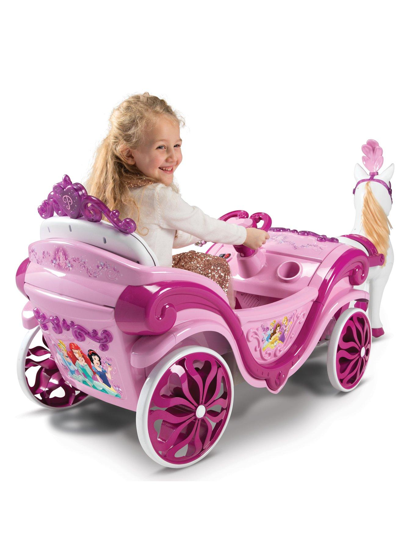 Disney Princess Huffy Princess Carriage 6v Battery Ride On Very