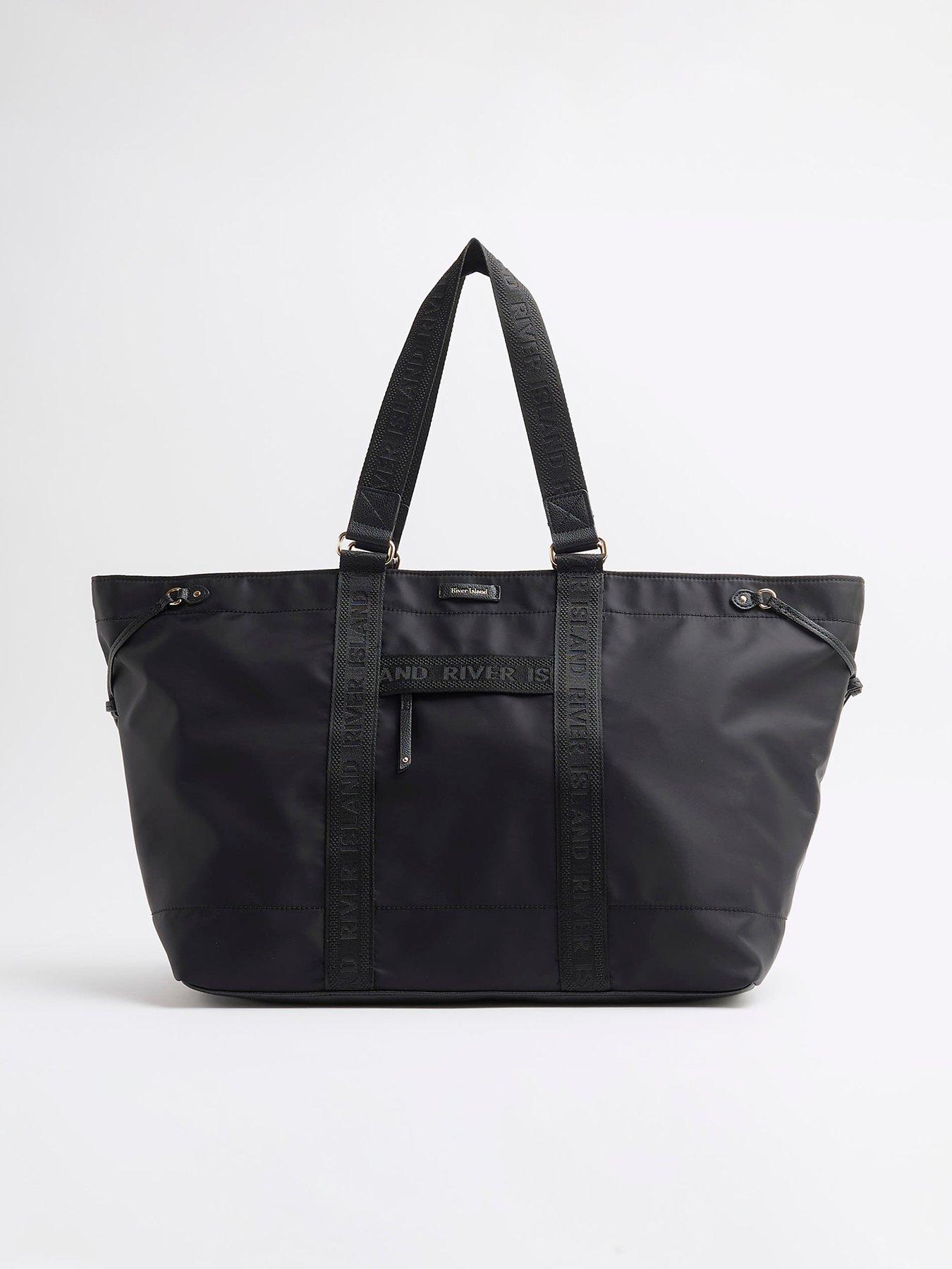 undefined Soft Webbing Zip Holdall Bag - Black