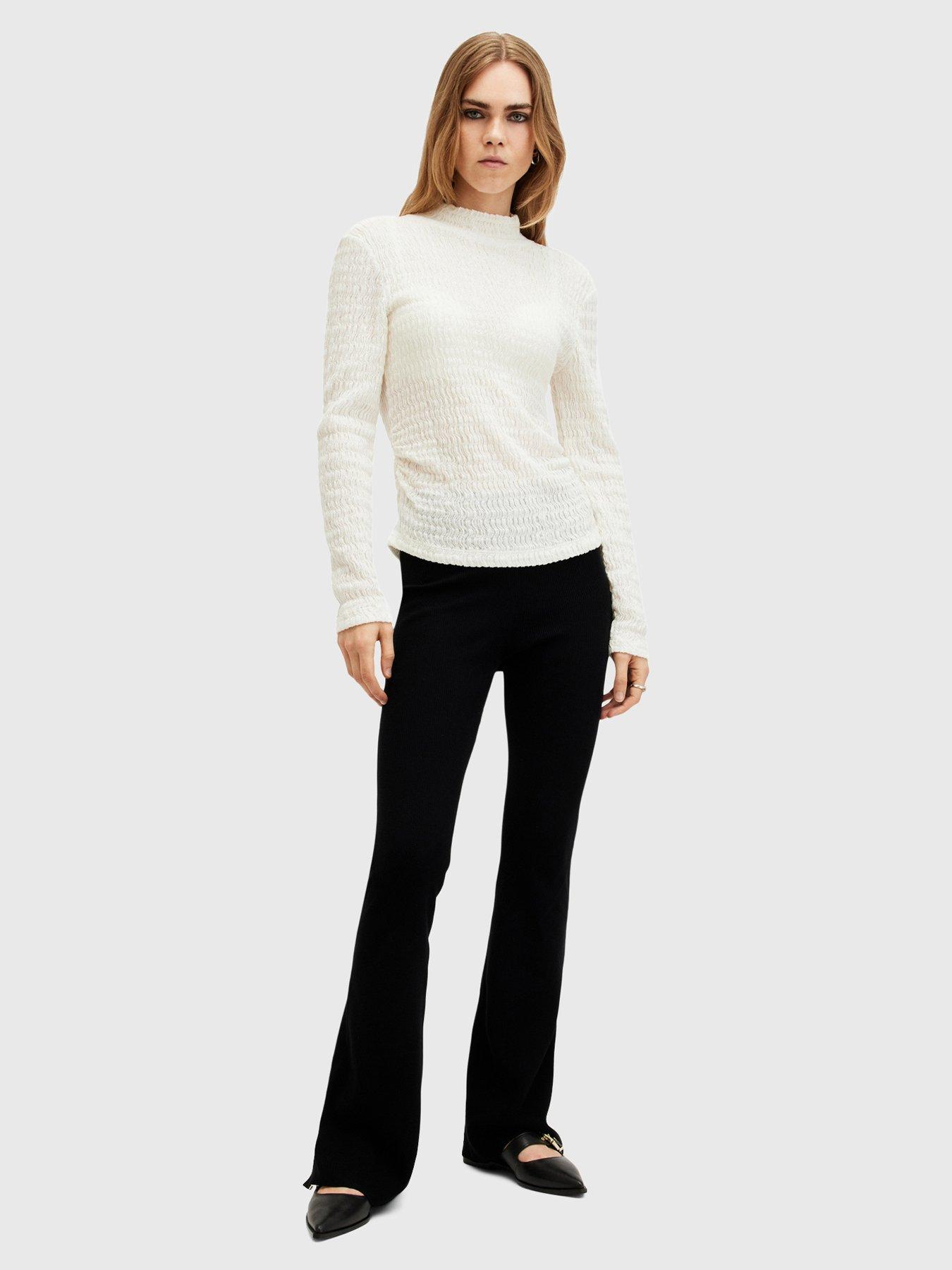 AllSaints – Connie – Shirt In Kreideweiß | ASOS