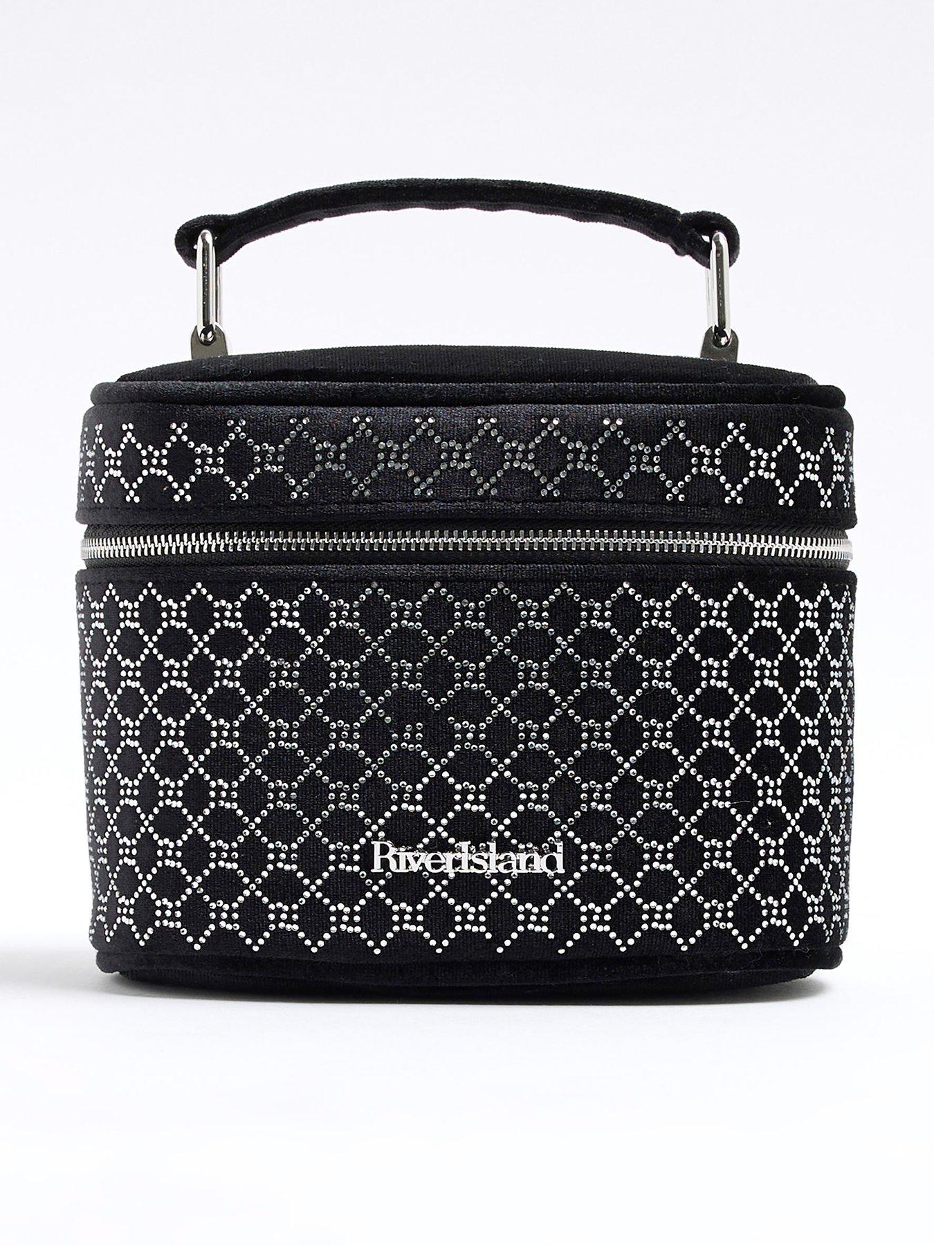 undefined Monogram Heatseal Vanity Bag - Black