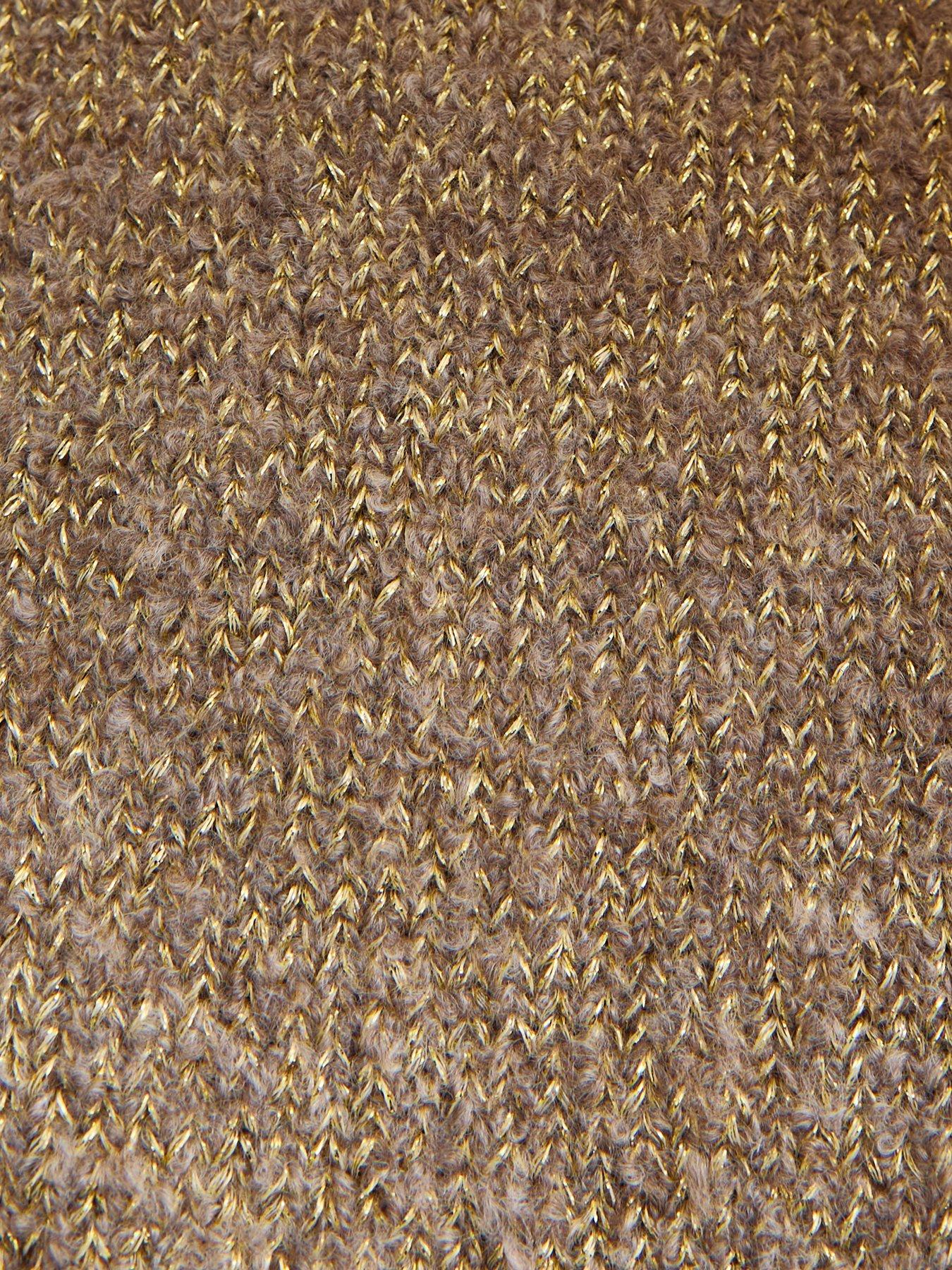 Image 5 of 6 of New Look Boucle Knit Jumper - Mink