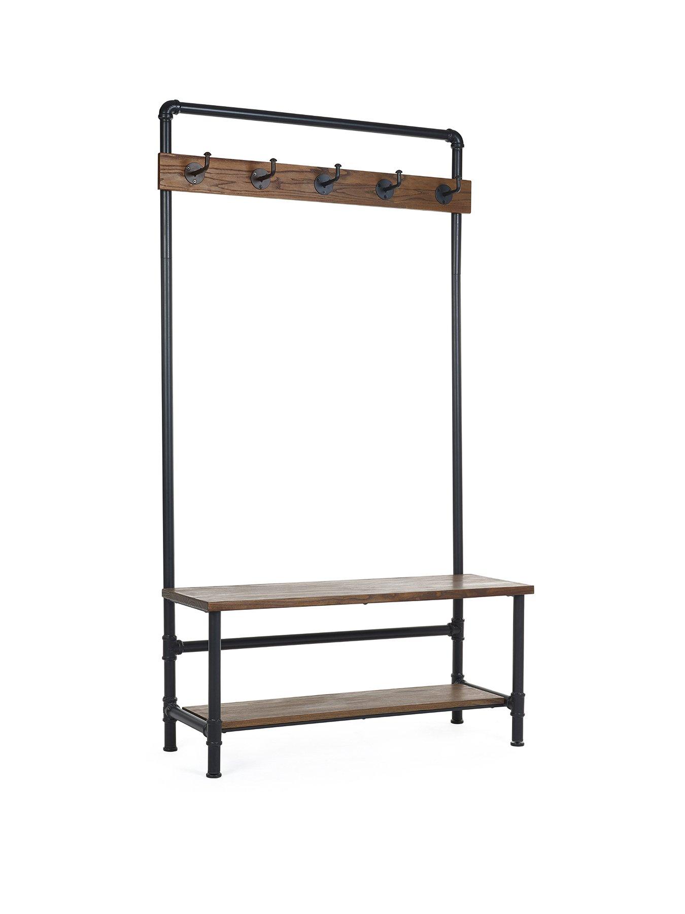 Image 2 of 7 of Julian Bowen Boston Hallway Stand With Bench
