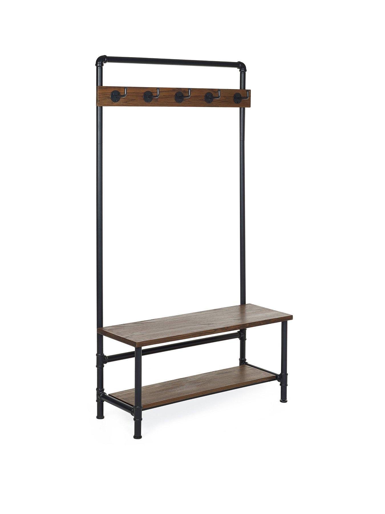 Image 3 of 7 of Julian Bowen Boston Hallway Stand With Bench
