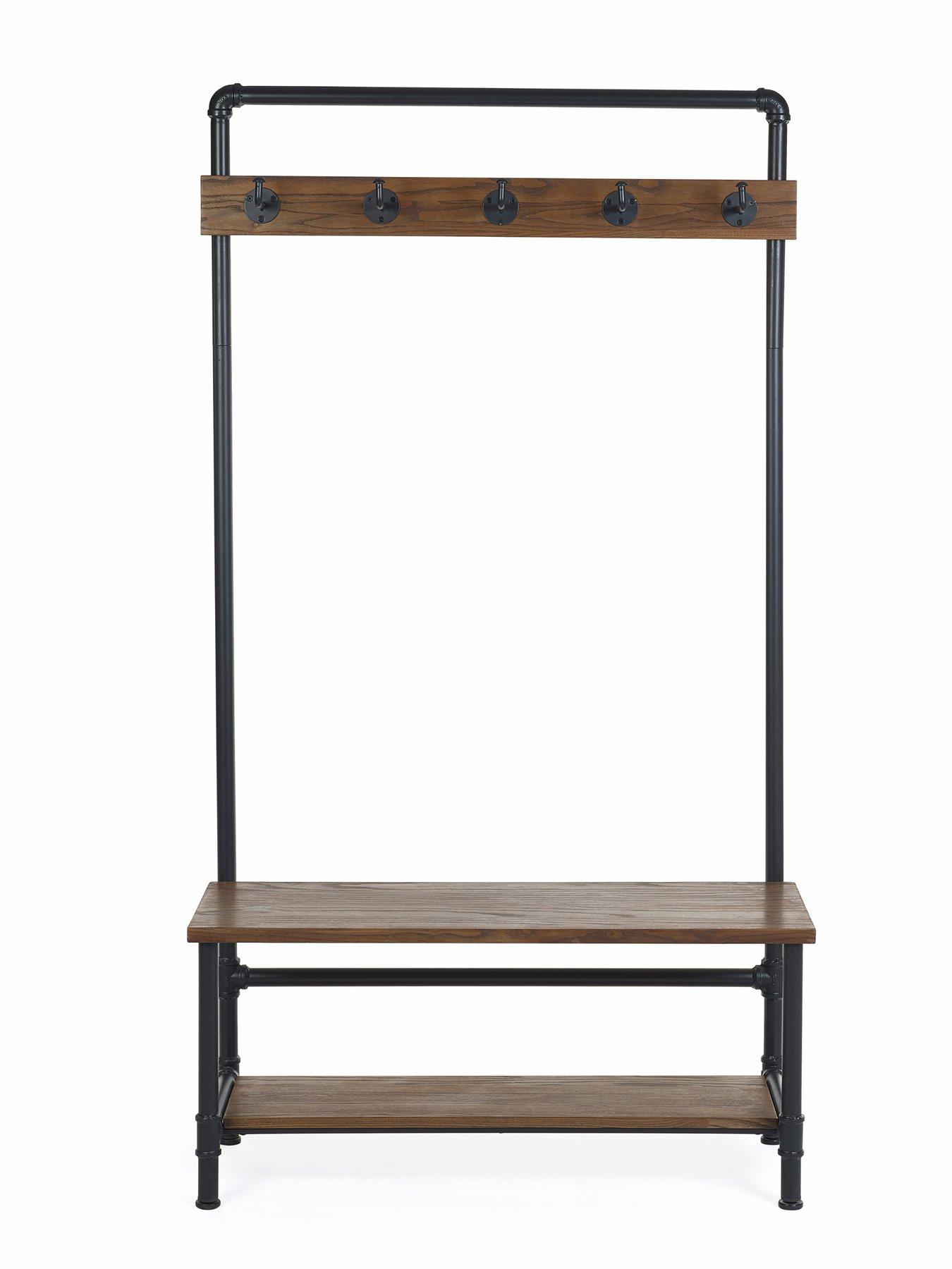 Image 4 of 7 of Julian Bowen Boston Hallway Stand With Bench