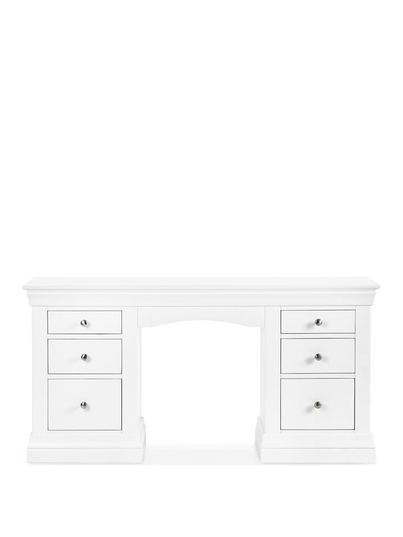 Image 3 of 7 of Julian Bowen Clermont Dressing Table White