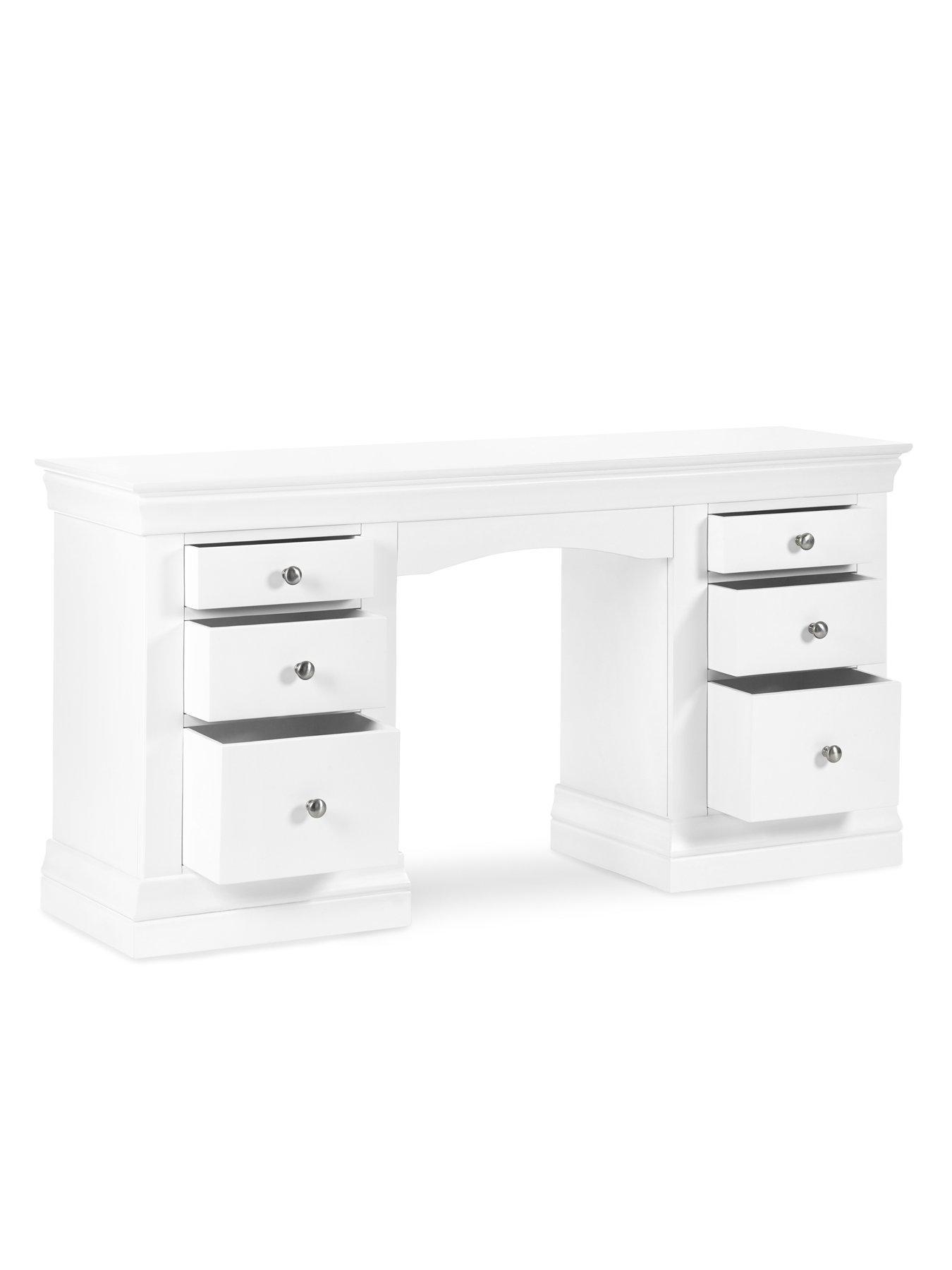 Image 4 of 7 of Julian Bowen Clermont Dressing Table White