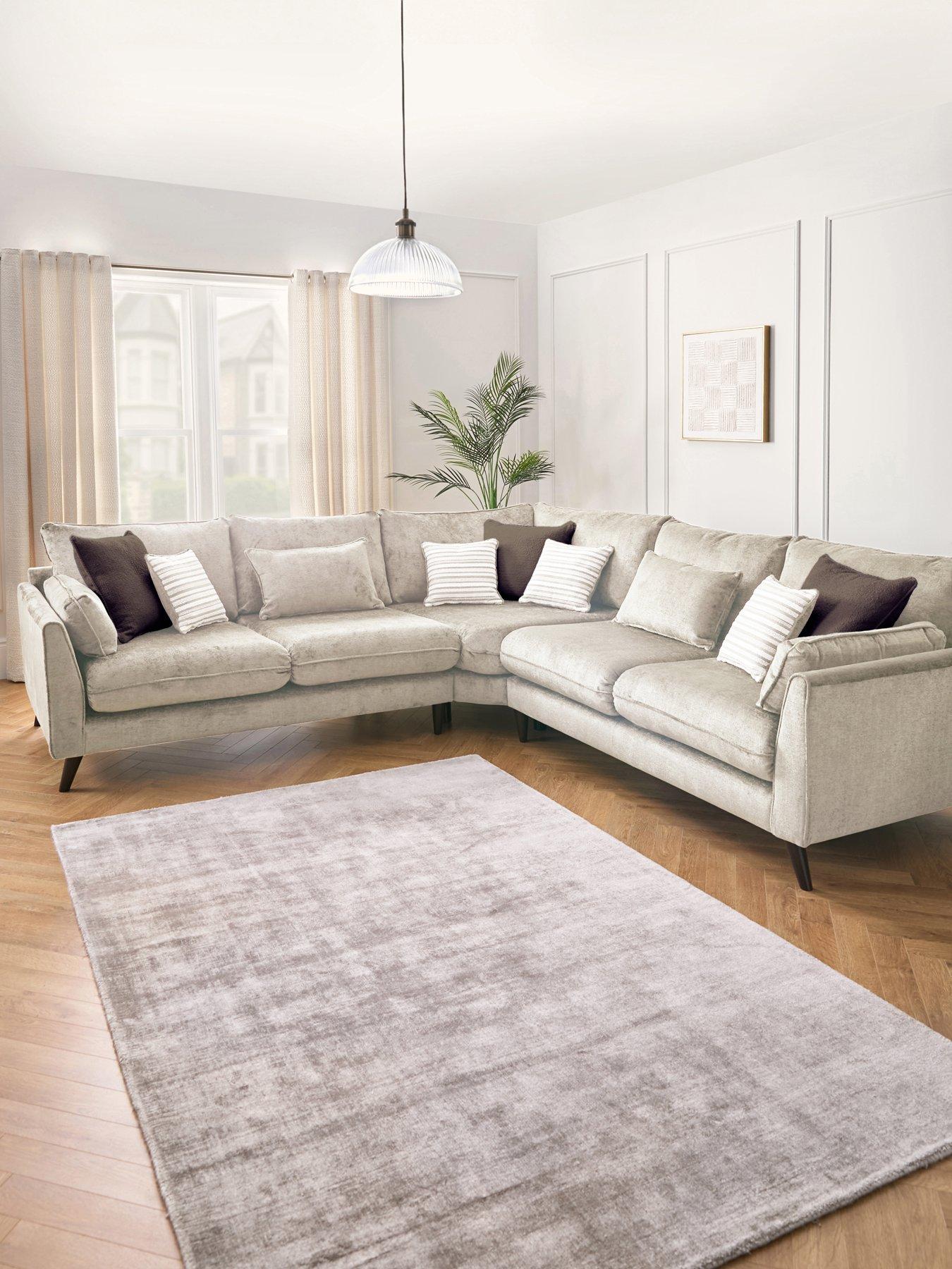 Very Home Sanremo Fabric Corner Group Sofa - Made in the UK