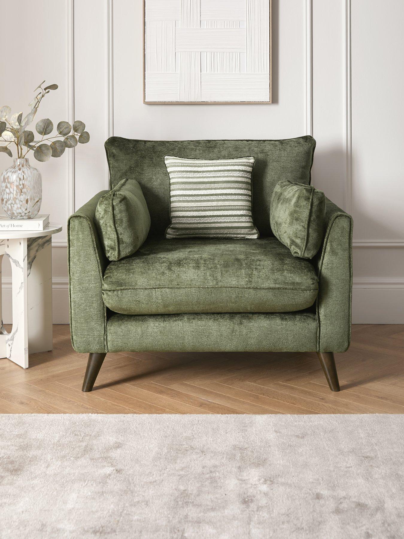 The Very Collection Sanremo Fabric Armchair - Made in the UK