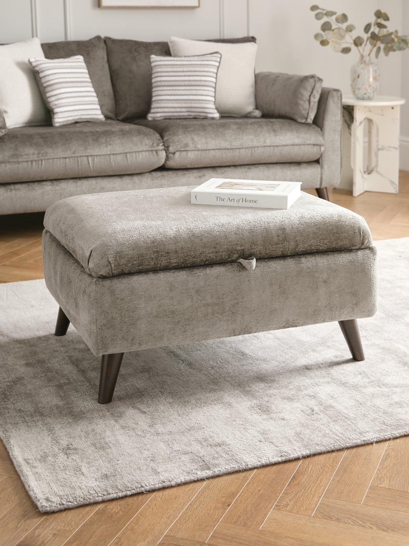 undefined Sanremo Fabric Storage Footstool