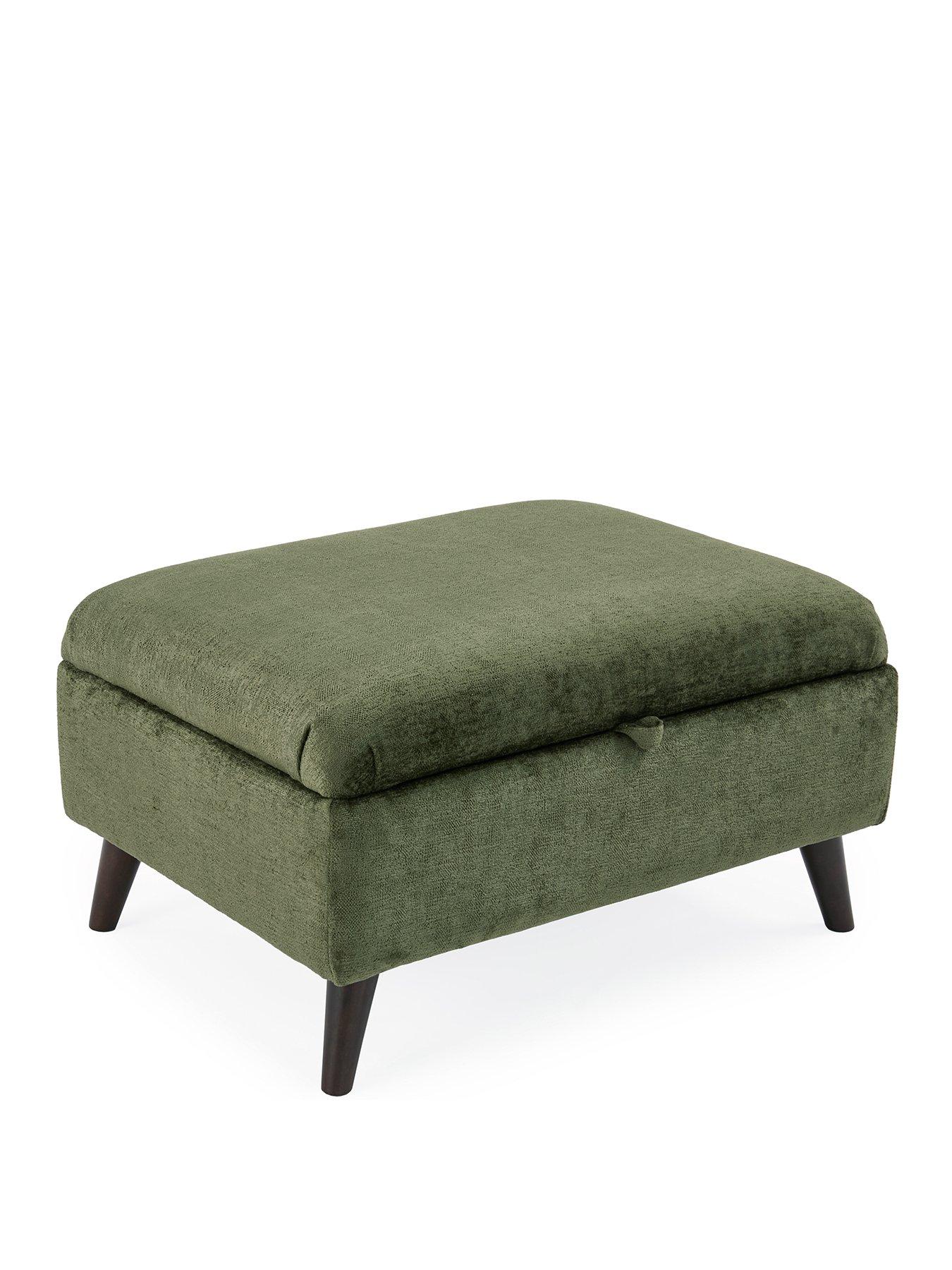 Image 3 of 6 of Very Home Sanremo Fabric&nbsp;Storage&nbsp;Footstool