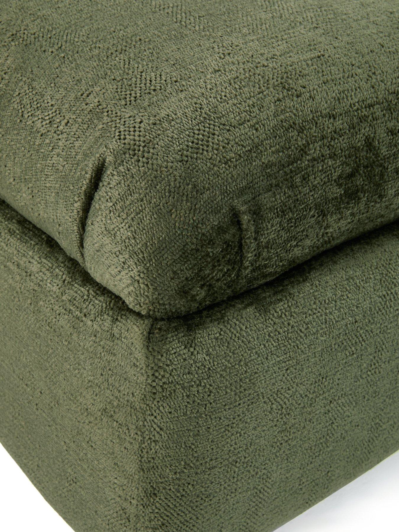 Image 6 of 6 of Very Home Sanremo Fabric&nbsp;Storage&nbsp;Footstool